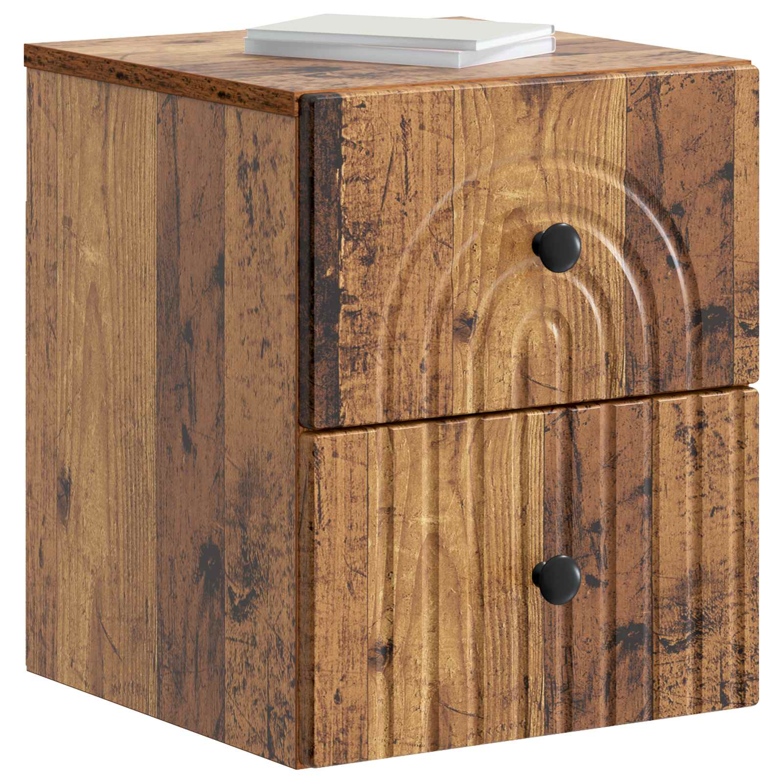 Cabinet de chevet mural 2 pcs Bois ancien 33 x 34,5 x 40 cm - XIOS