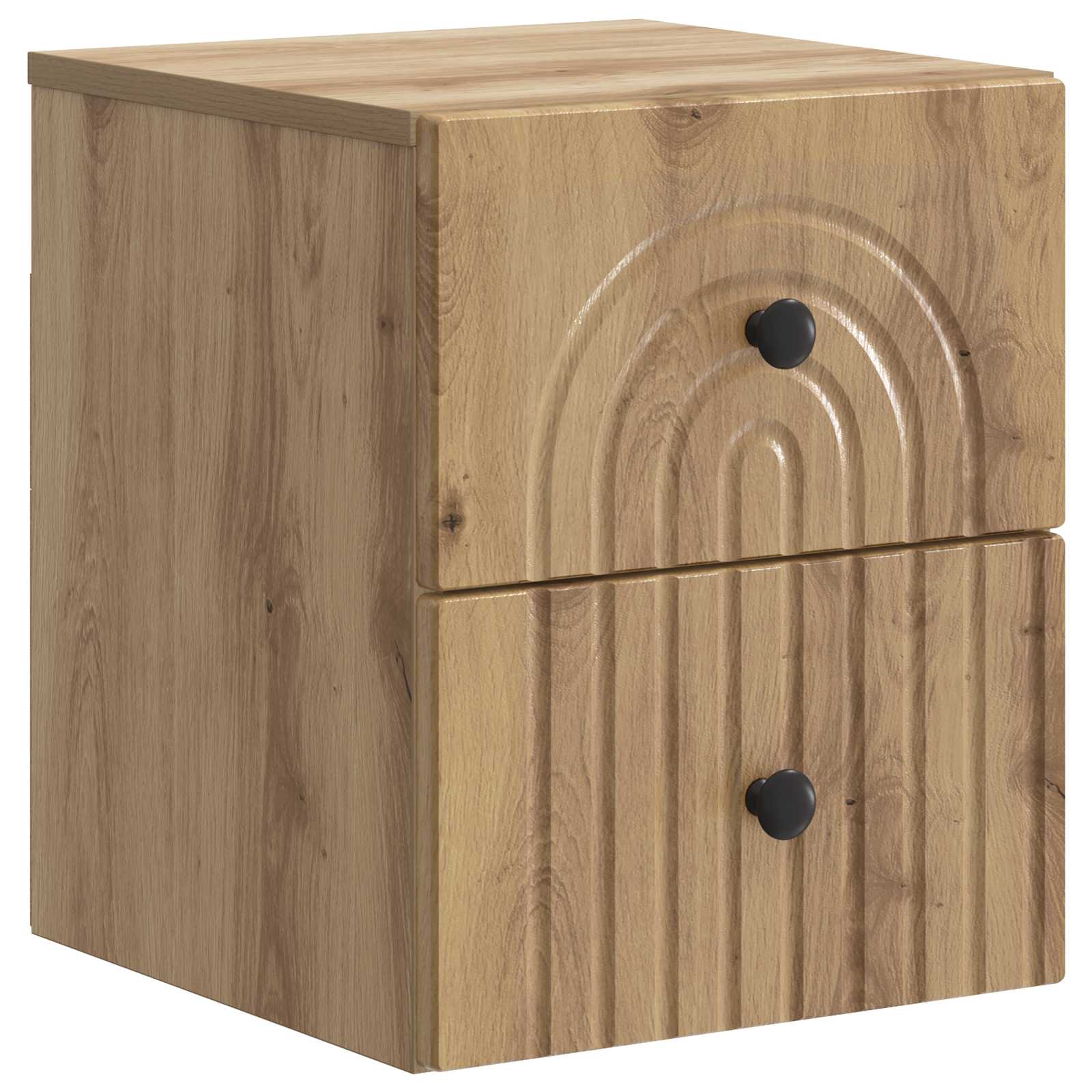Cabinet de chevet mural 2 pcs Chêne artisanal 33 x 34,5 x 40 cm - XIOS