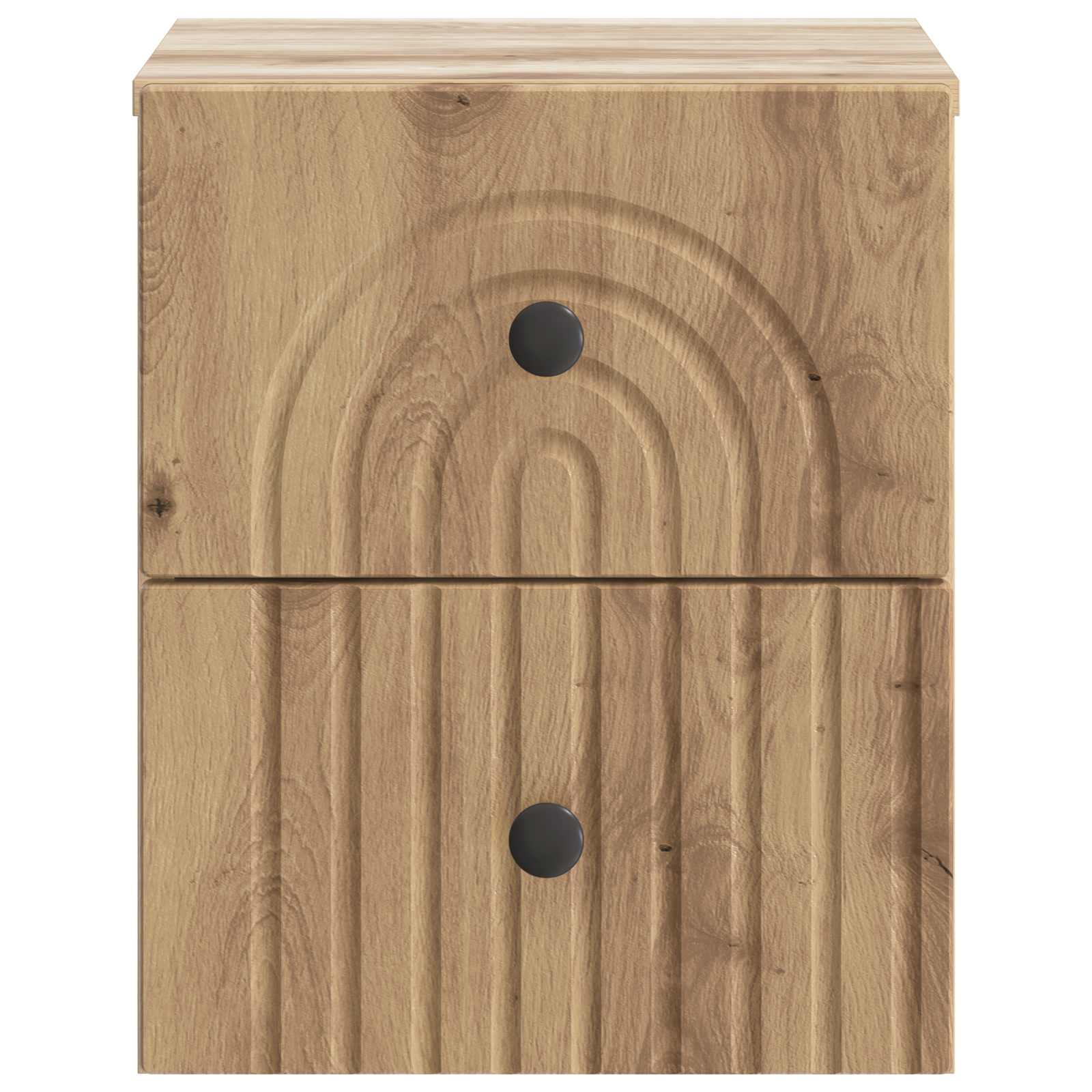 Cabinet de chevet mural 2 pcs Chêne artisanal 33 x 34,5 x 40 cm - XIOS