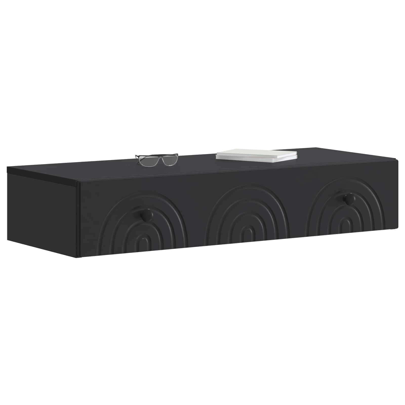 Table d'appoint murale Noir 87,5 x 34,5 x 17 cm - XIOS