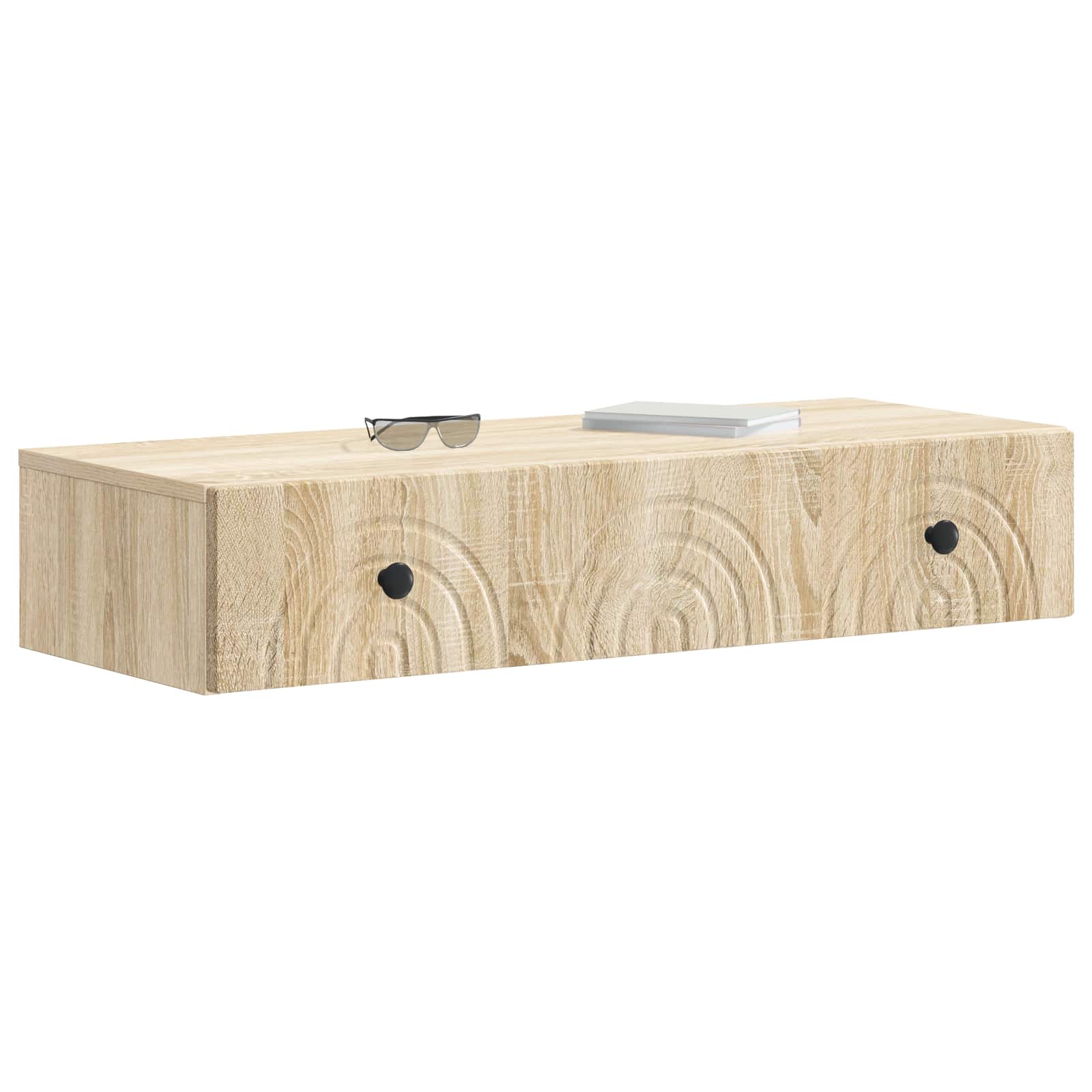 Table d'appoint murale Chêne Sonoma 87,5 x 34,5 x 17 cm - XIOS