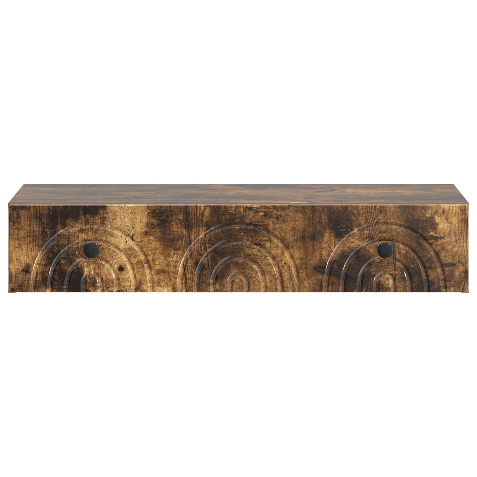 Table d'appoint murale Chêne fumé 87,5 x 34,5 x 17 cm - XIOS