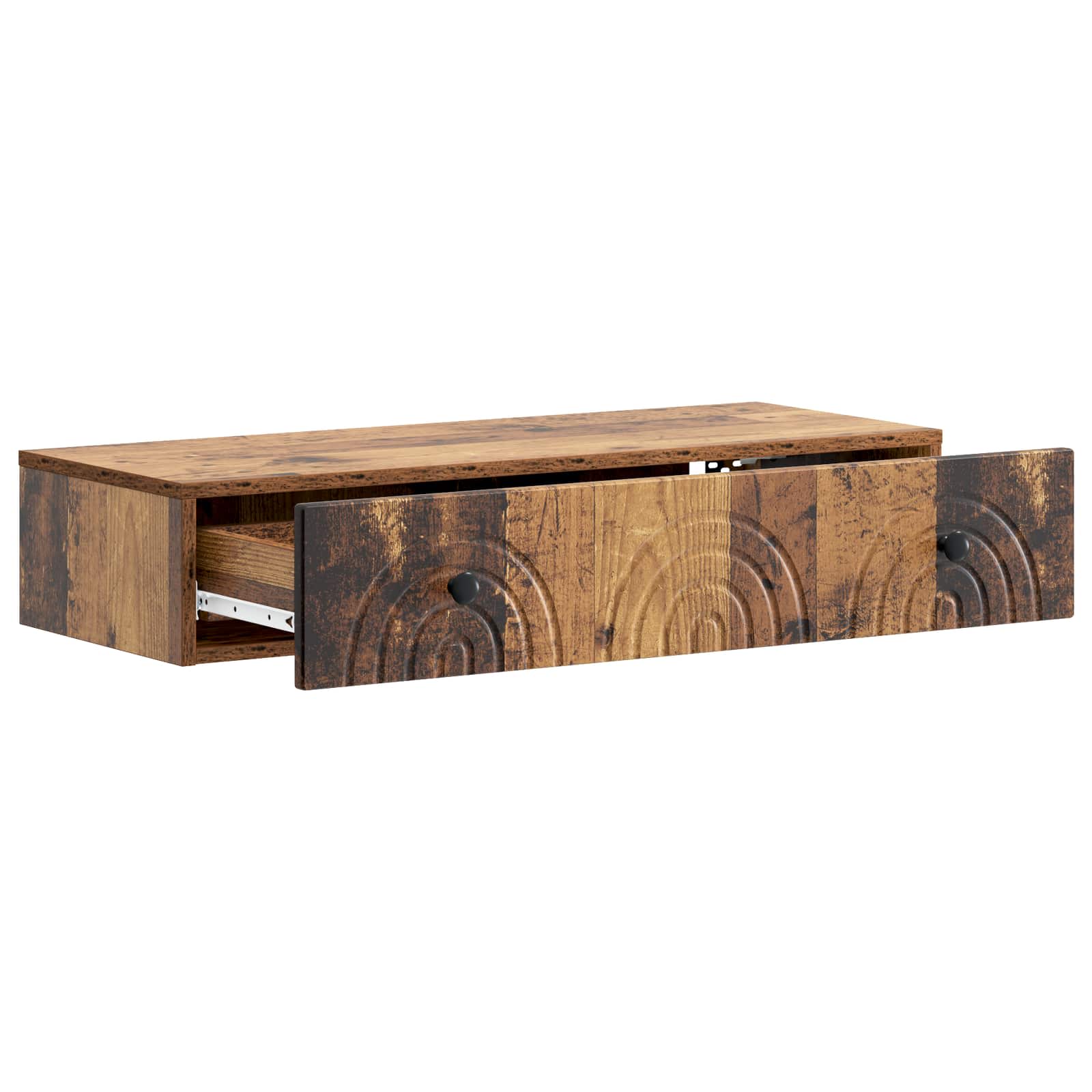 Table d'appoint murale Bois ancien 87,5 x 34,5 x 17 cm - XIOS