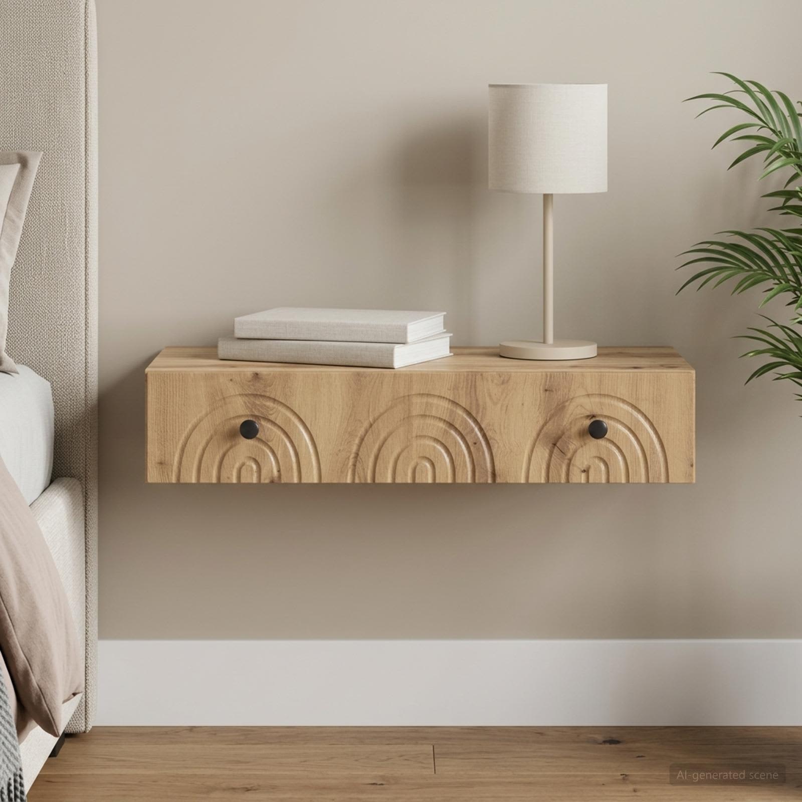 Table d'appoint murale 87,5 x 34,5 x 17 cm Bois d'ingénierie - XIOS