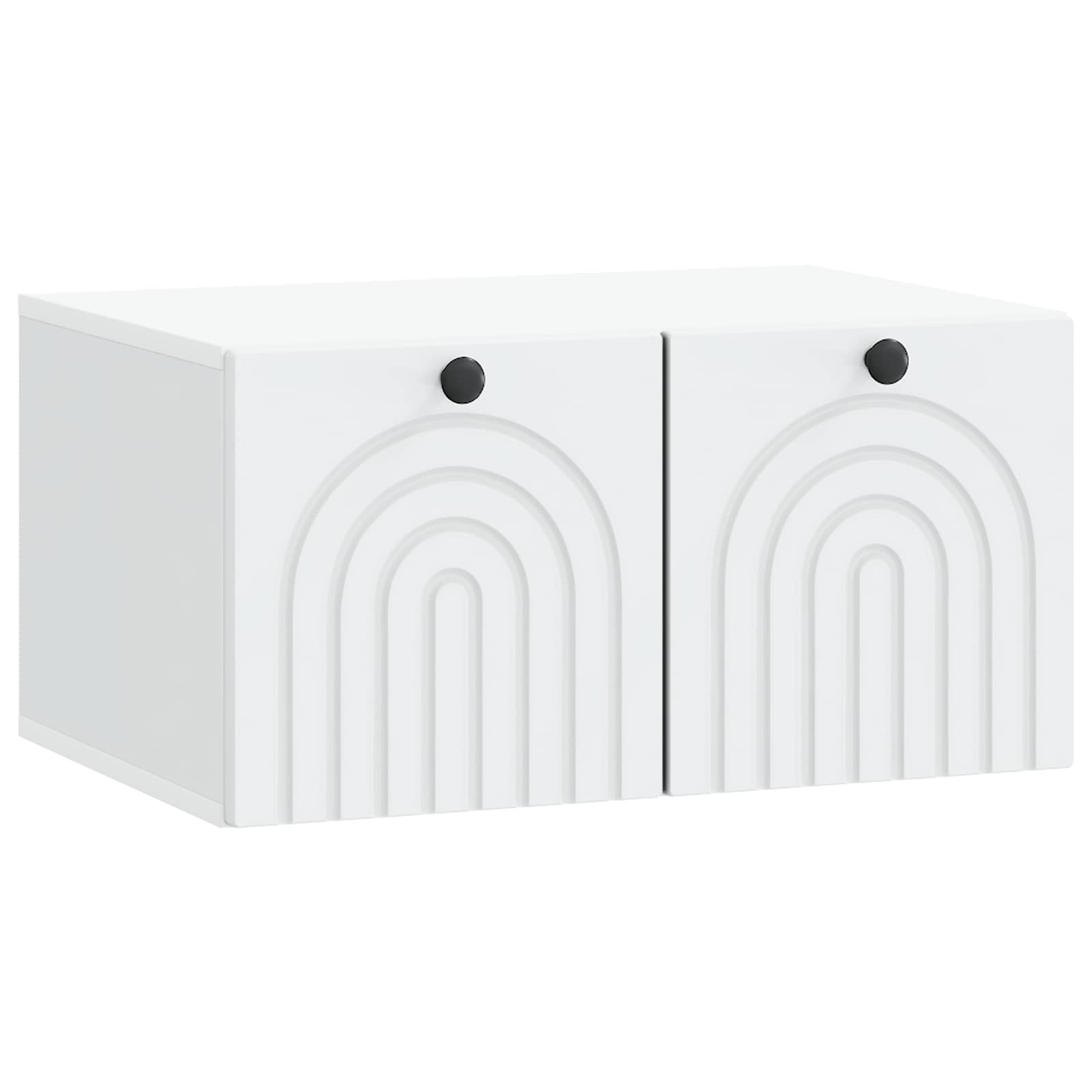 Meuble TV mural Blanc 59,5 x 41 x 30 cm Bois d'ingénierie - XIOS
