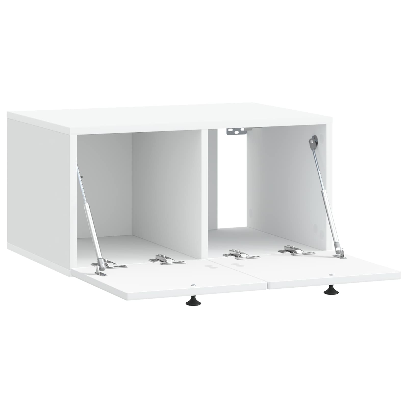 Meuble TV mural Blanc 59,5 x 41 x 30 cm Bois d'ingénierie - XIOS