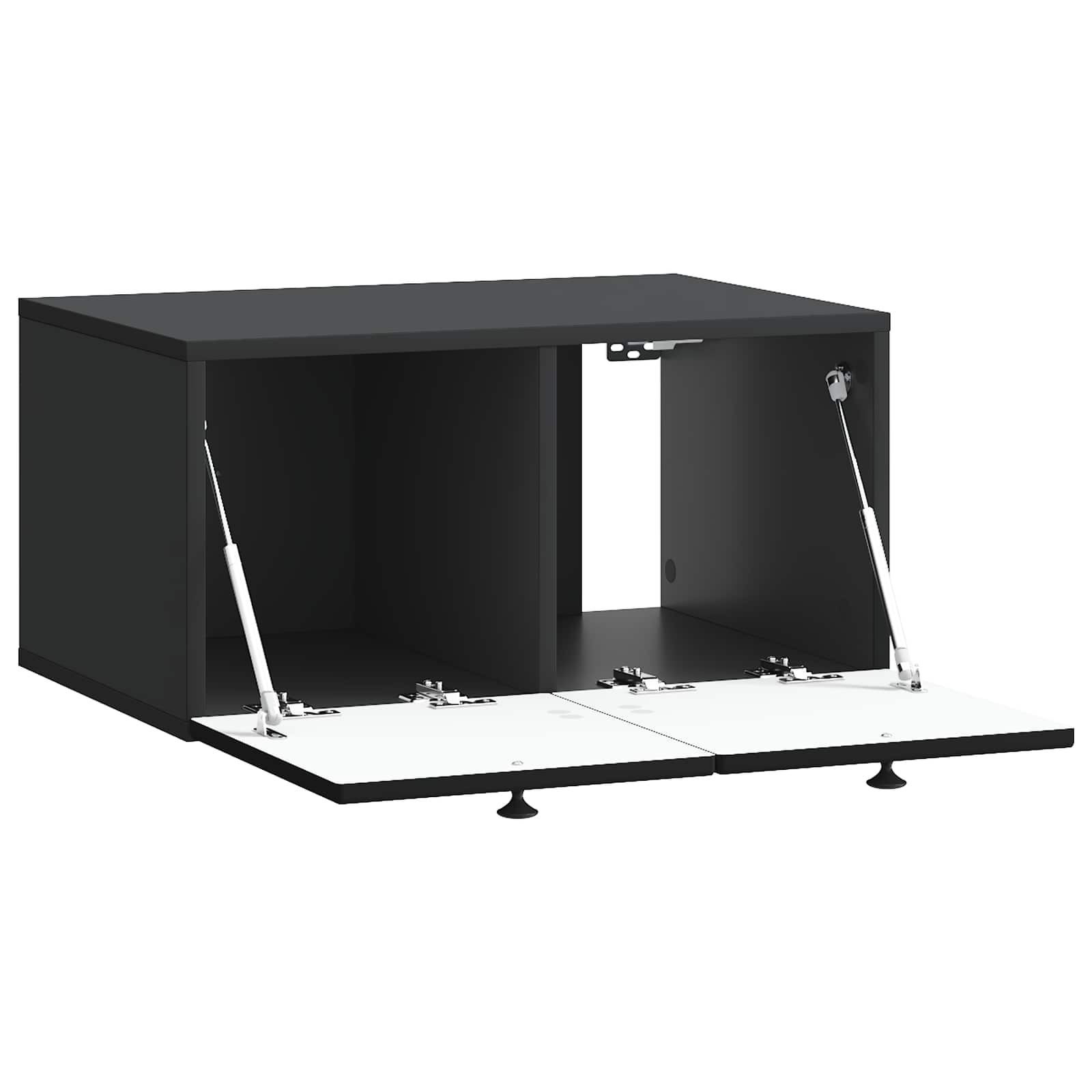 Meuble TV mural Noir 59,5 x 41 x 30 cm Bois d'ingénierie - XIOS