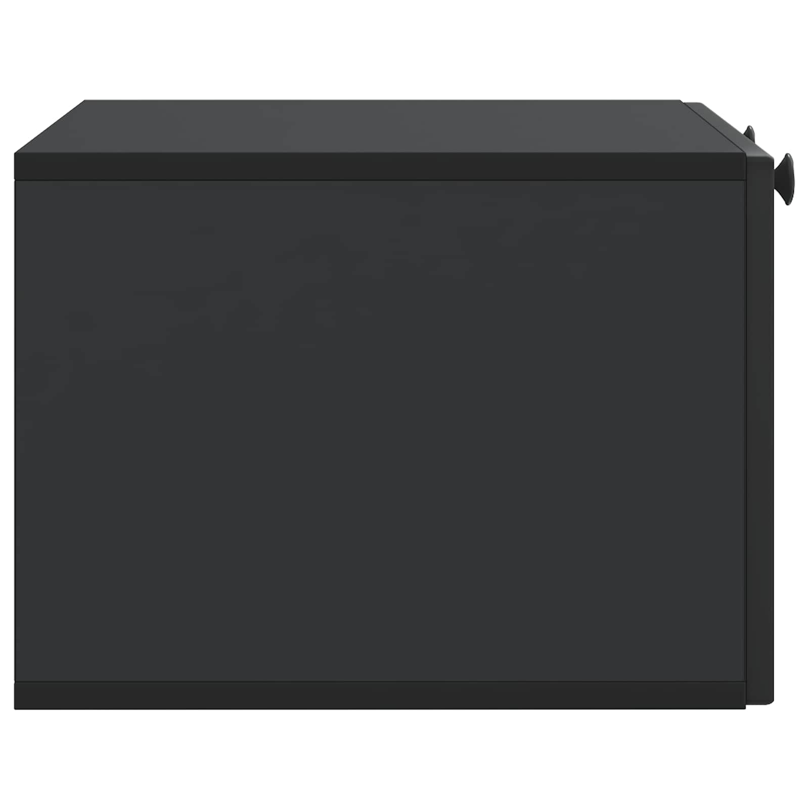 Meuble TV mural Noir 59,5 x 41 x 30 cm Bois d'ingénierie - XIOS