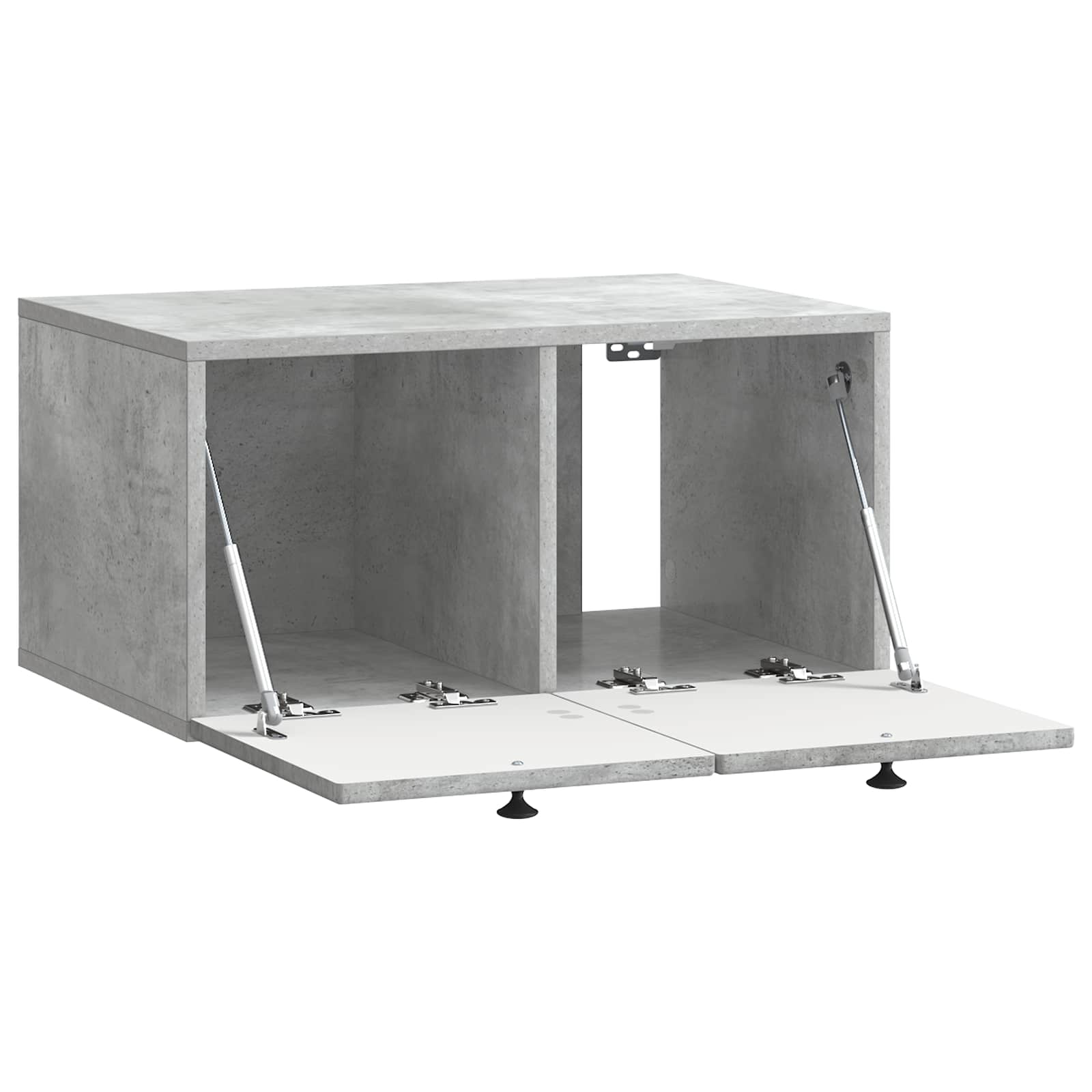 Meuble TV mural Gris béton 59,5 x 41 x 30 cm Bois d'ingénierie - XIOS