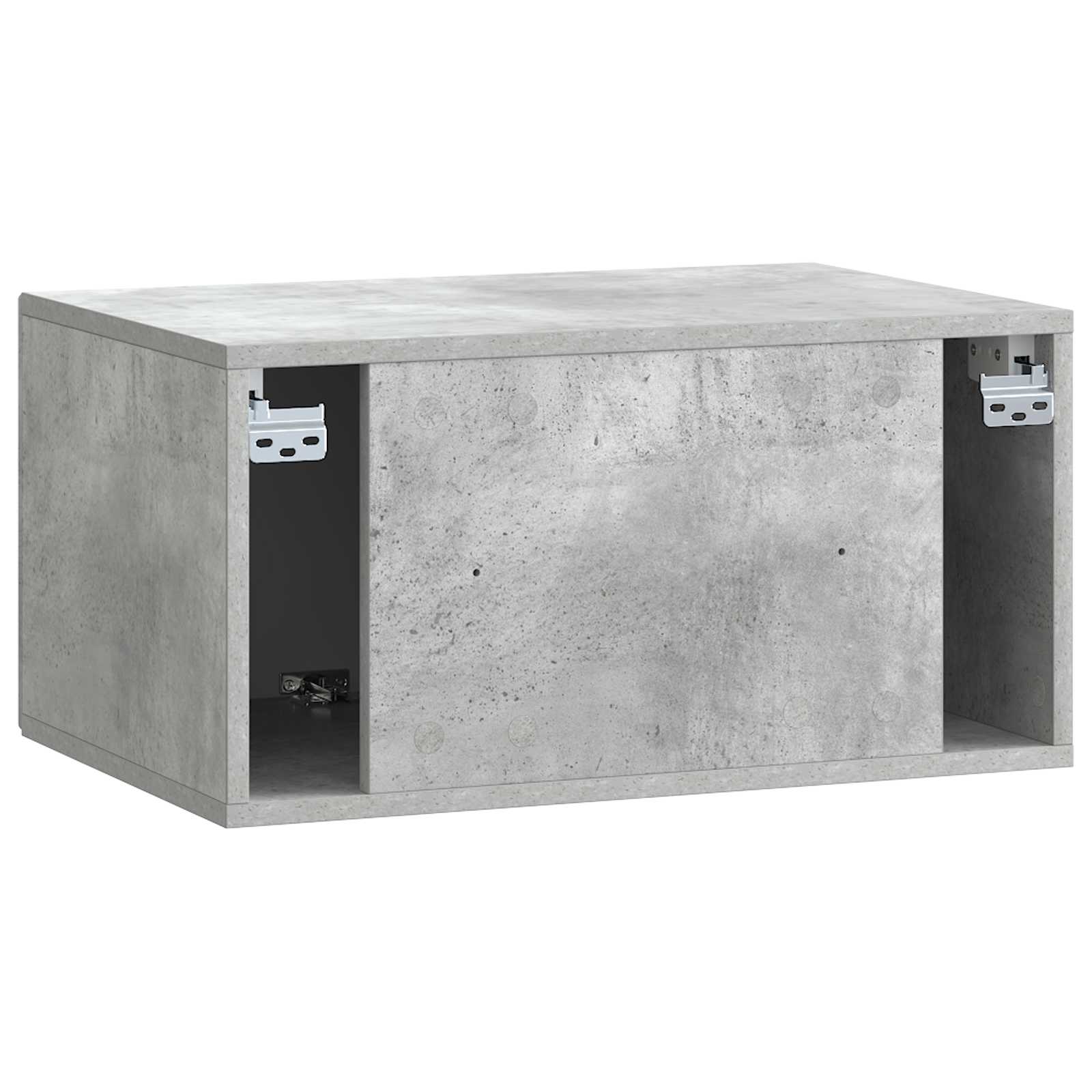 Meuble TV mural Gris béton 59,5 x 41 x 30 cm Bois d'ingénierie - XIOS