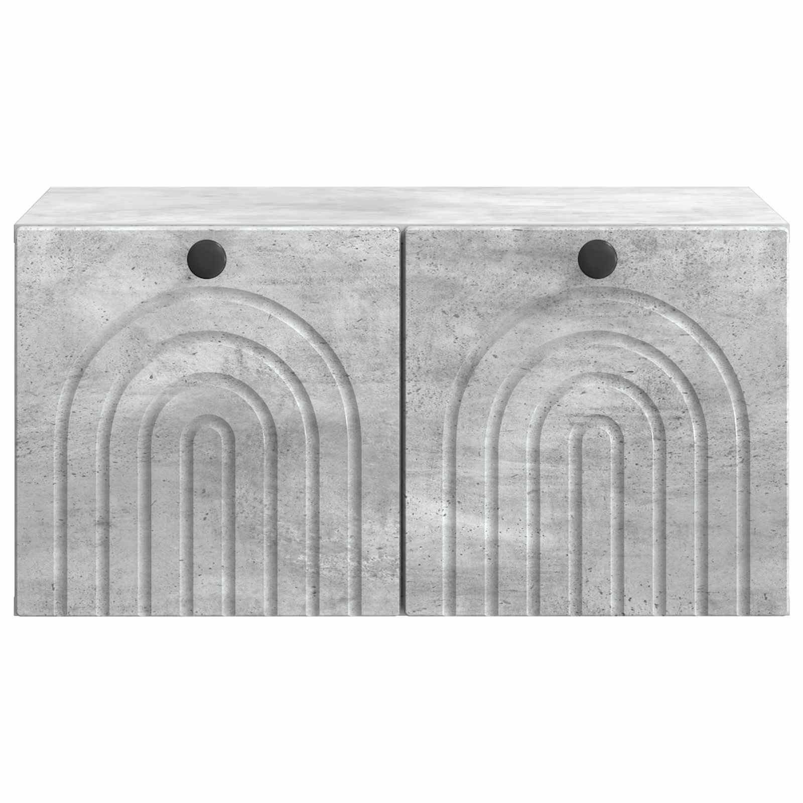 Meuble TV mural Gris béton 59,5 x 41 x 30 cm Bois d'ingénierie - XIOS