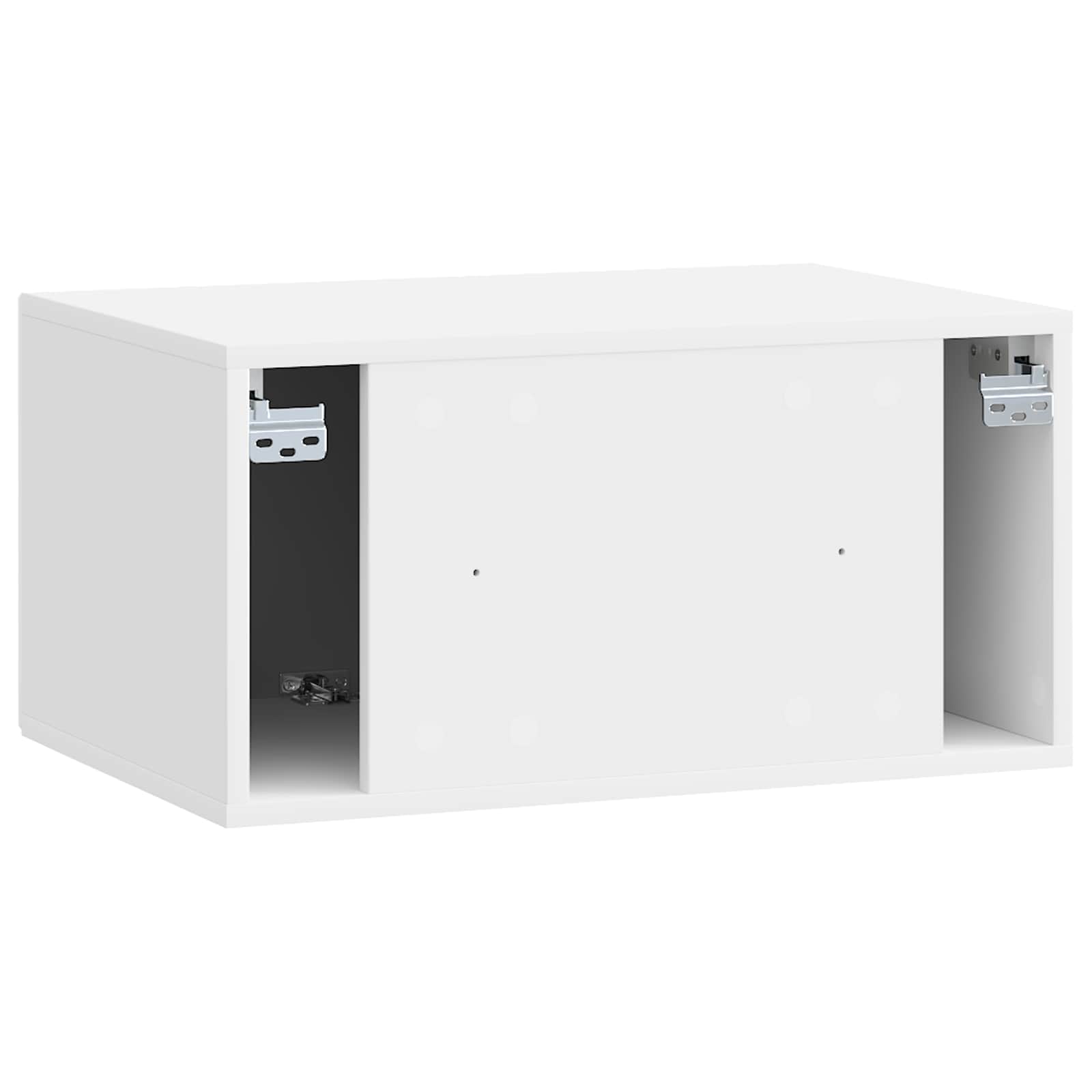 Meuble TV mural Montage mural Blanc brillant 59,5 x 41 x 30 cm - XIOS