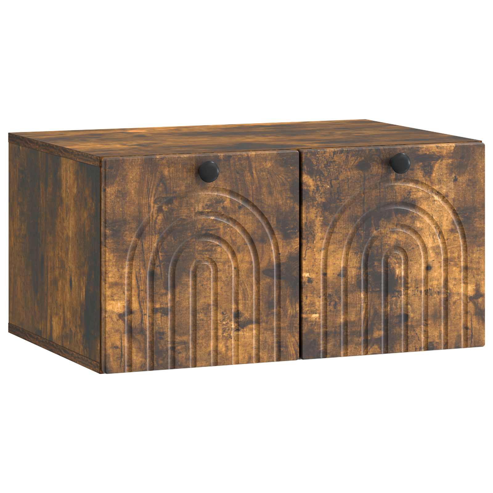 Meuble TV mural Chêne fumé 59,5 x 41 x 30 cm Bois d'ingénierie - XIOS
