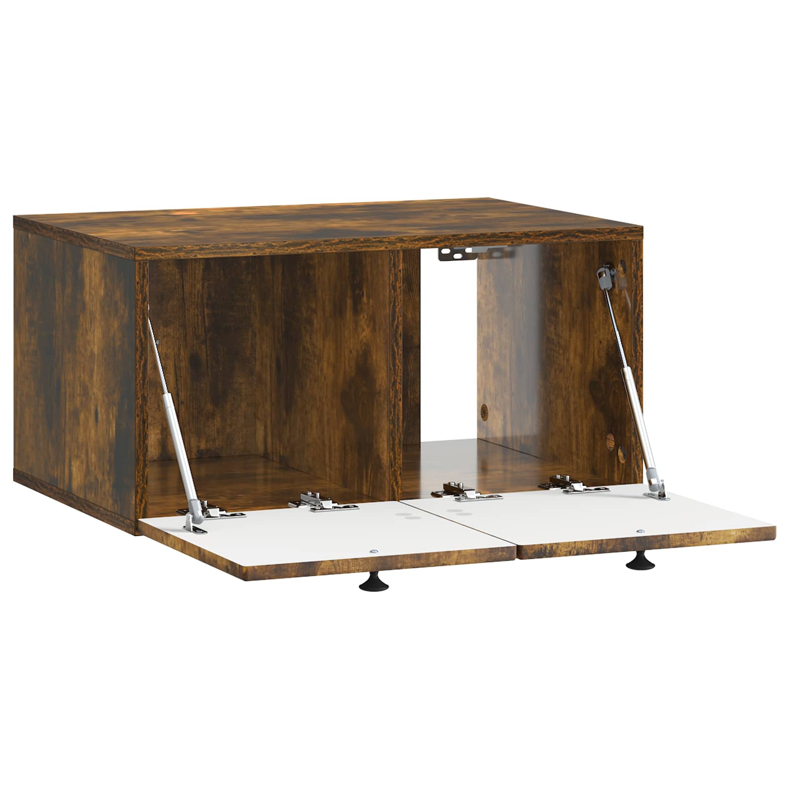 Meuble TV mural Chêne fumé 59,5 x 41 x 30 cm Bois d'ingénierie - XIOS