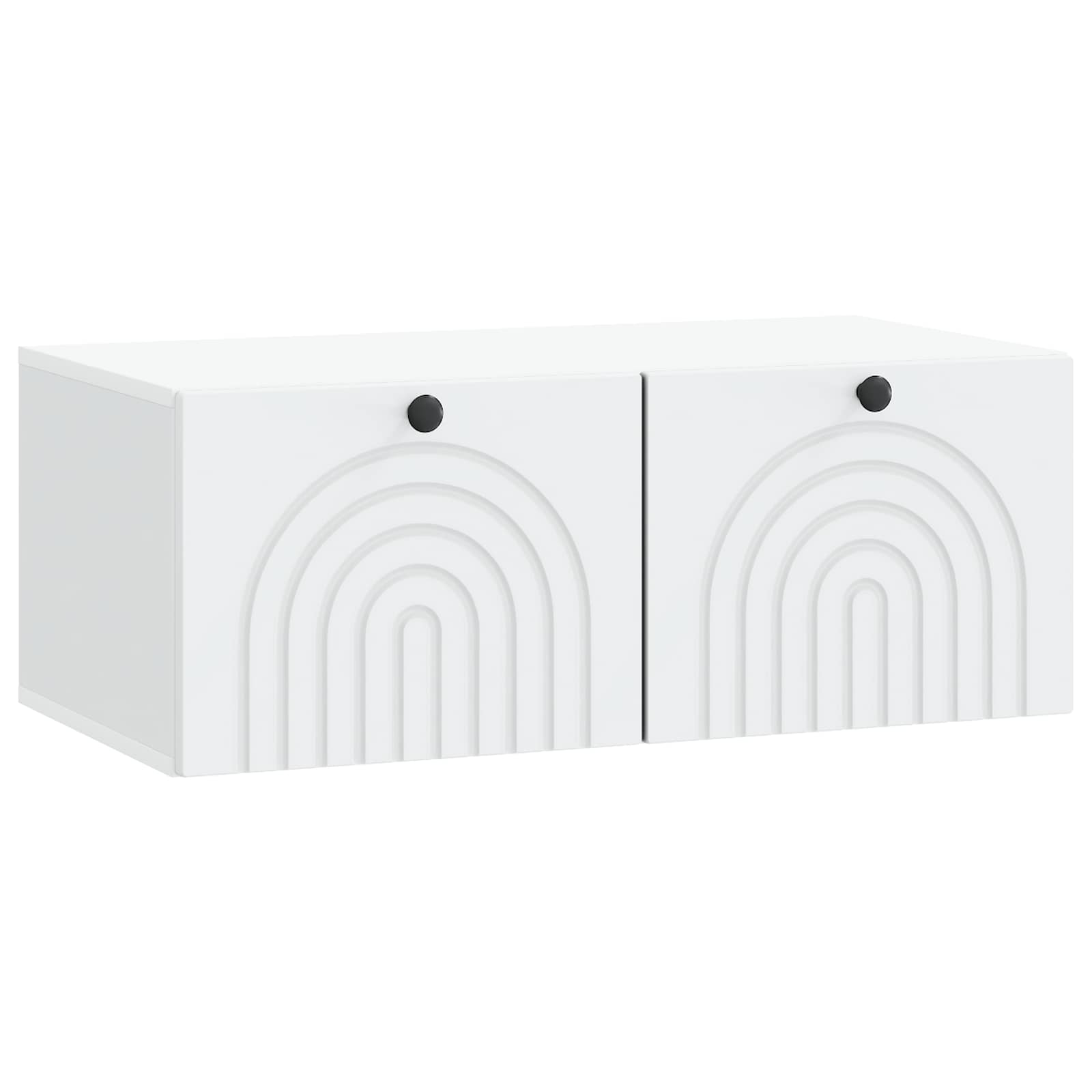 Meuble TV mural Blanc 78,5 x 41 x 30 cm Bois d'ingénierie - XIOS