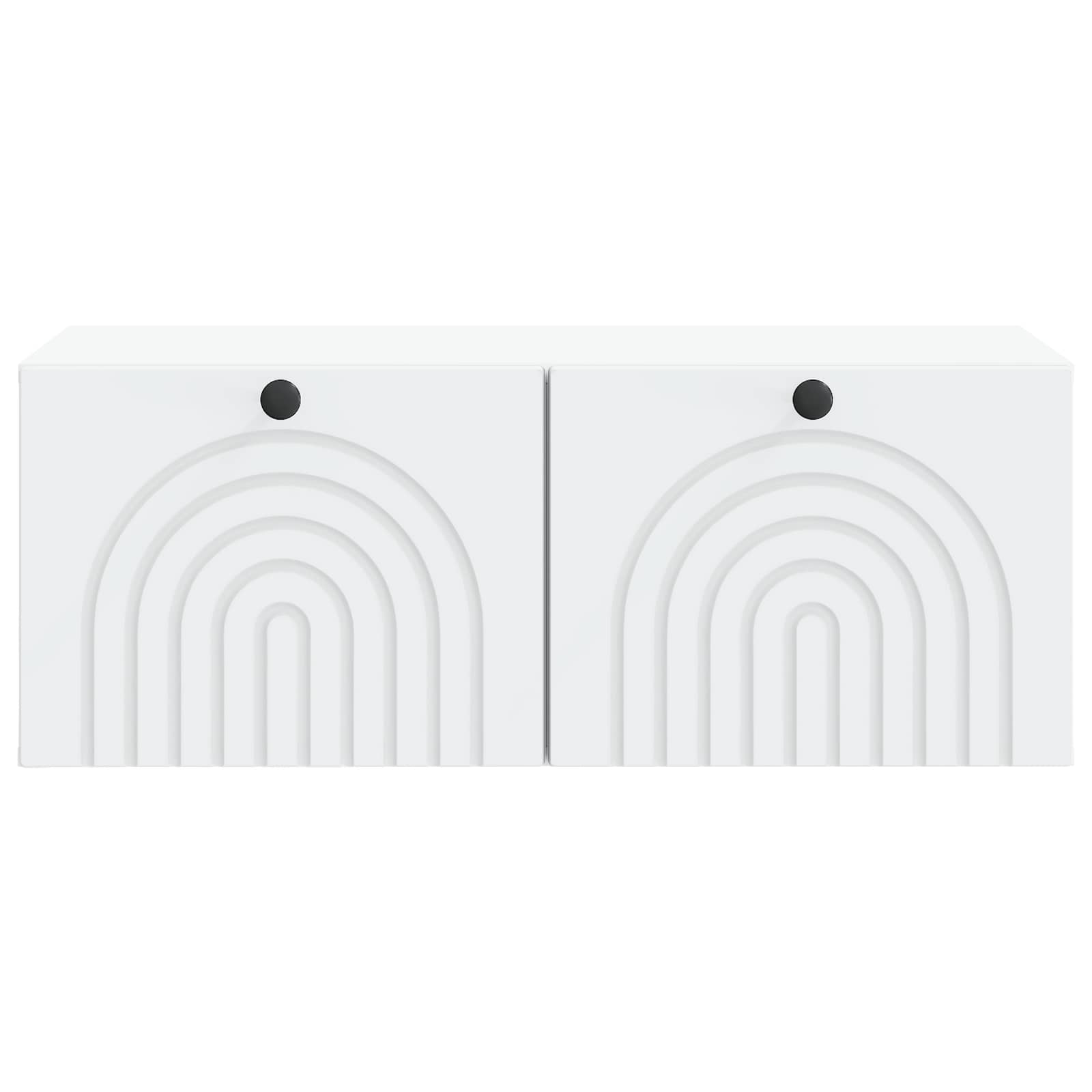 Meuble TV mural Blanc 78,5 x 41 x 30 cm Bois d'ingénierie - XIOS