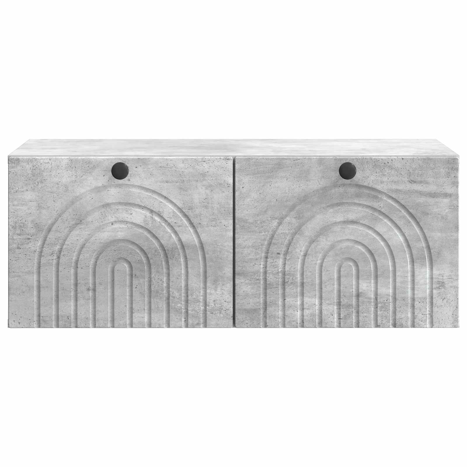 Meuble TV mural Gris béton 78,5 x 41 x 30 cm Bois d'ingénierie - XIOS
