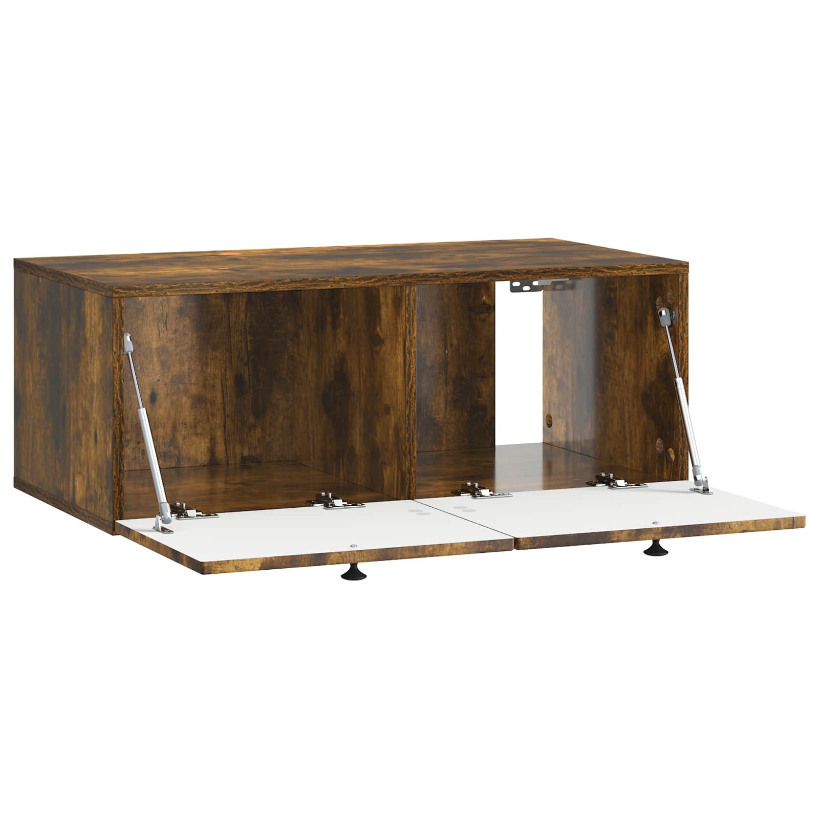 Meuble TV mural Chêne fumé 78,5 x 41 x 30 cm Bois d'ingénierie - XIOS