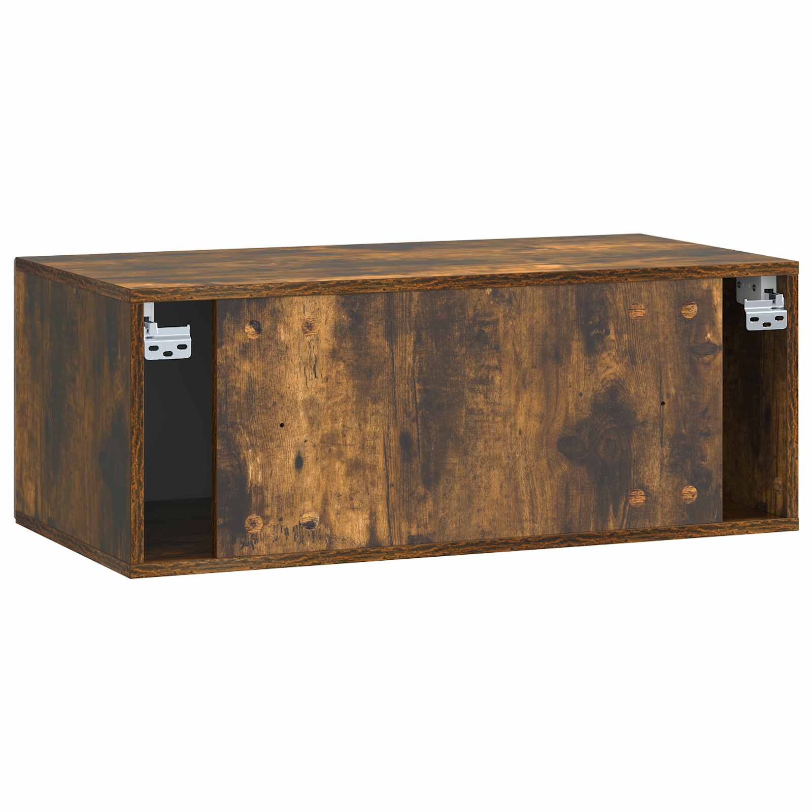 Meuble TV mural Chêne fumé 78,5 x 41 x 30 cm Bois d'ingénierie - XIOS