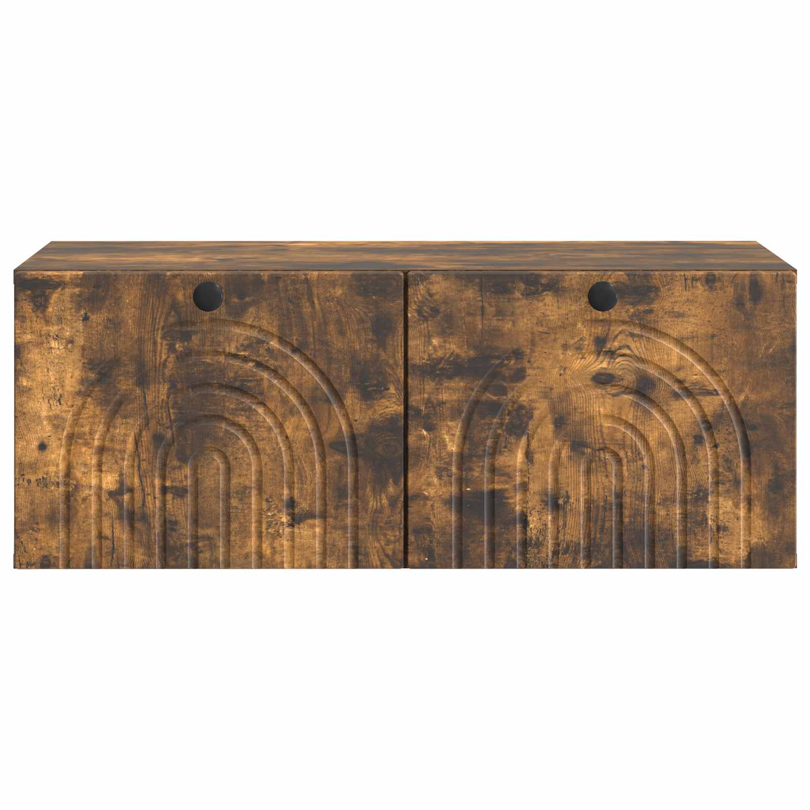 Meuble TV mural Chêne fumé 78,5 x 41 x 30 cm Bois d'ingénierie - XIOS