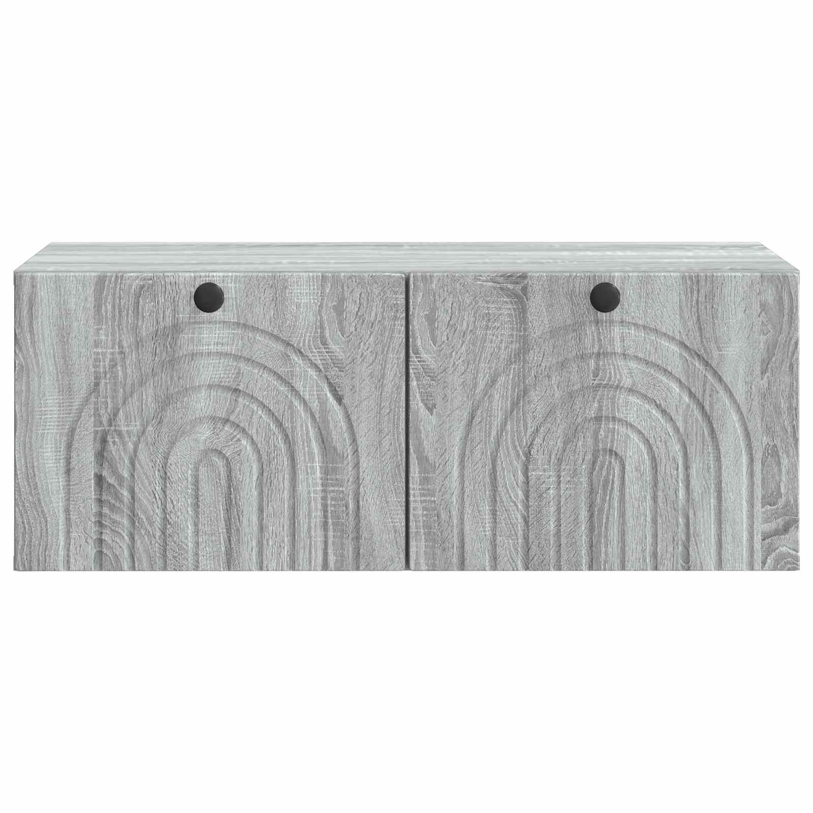 Meuble TV mural Sonoma gris 78,5 x 41 x 30 cm Bois d'ingénierie - XIOS