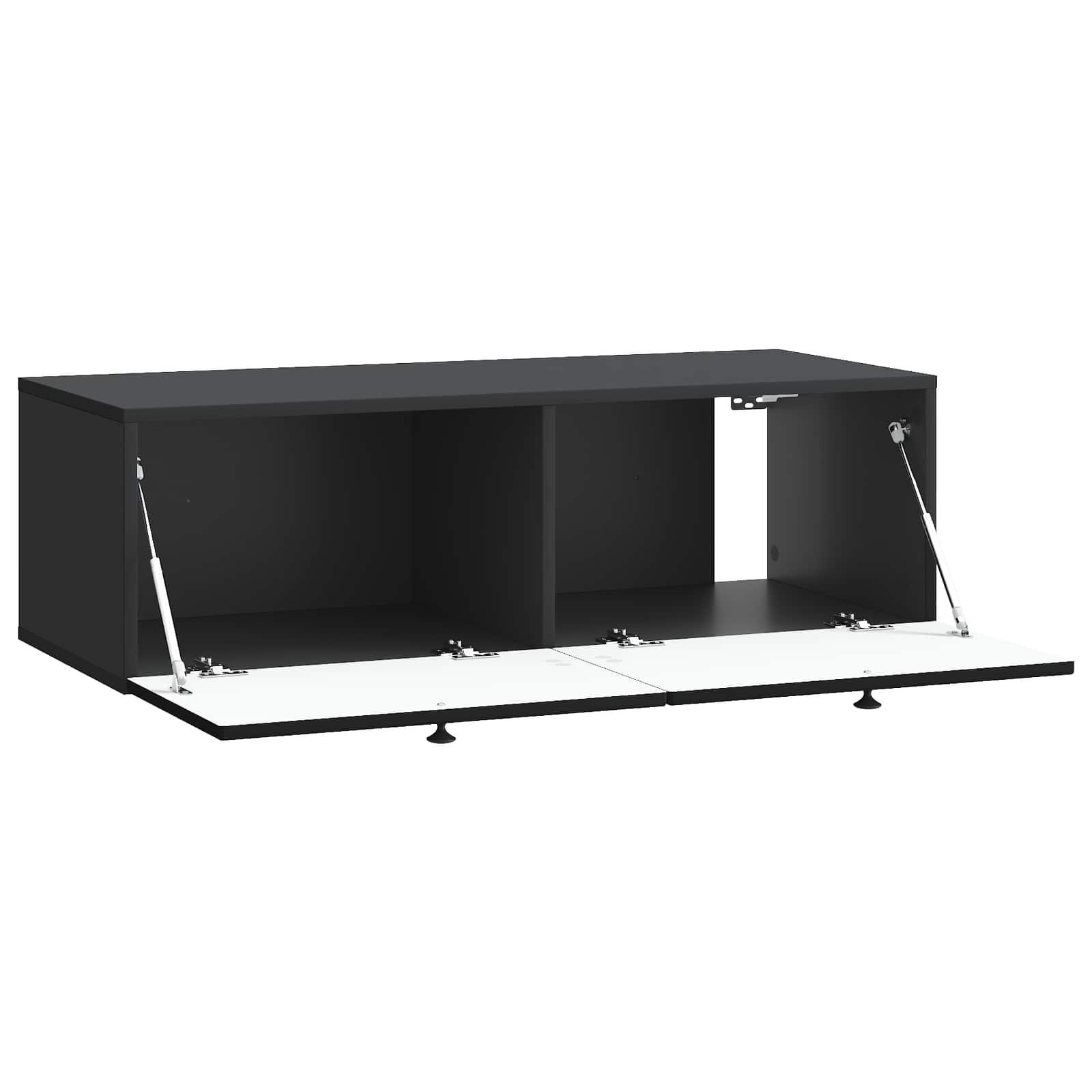 Meuble TV mural Noir 99 x 41 x 30 cm Bois d'ingénierie - XIOS