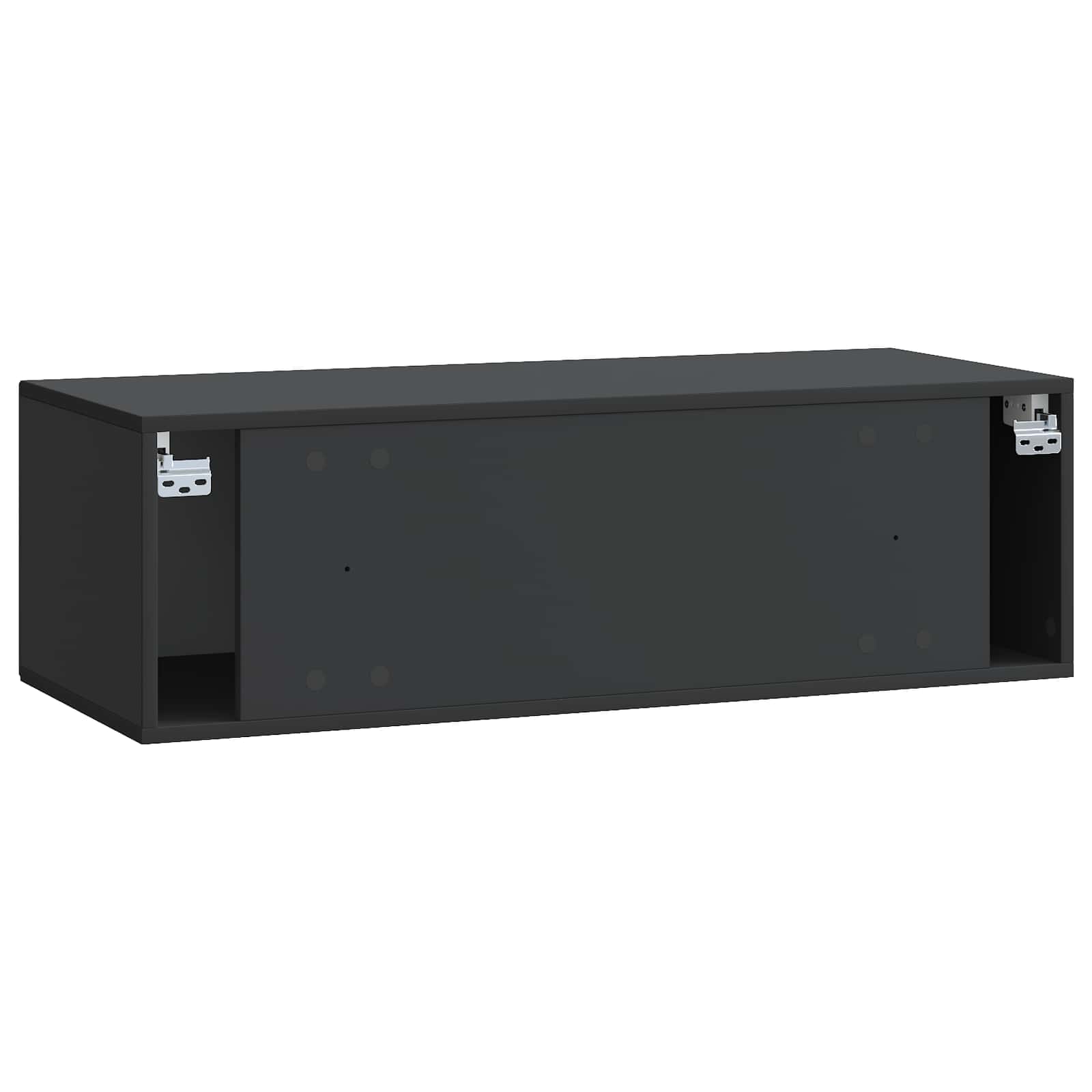 Meuble TV mural Noir 99 x 41 x 30 cm Bois d'ingénierie - XIOS