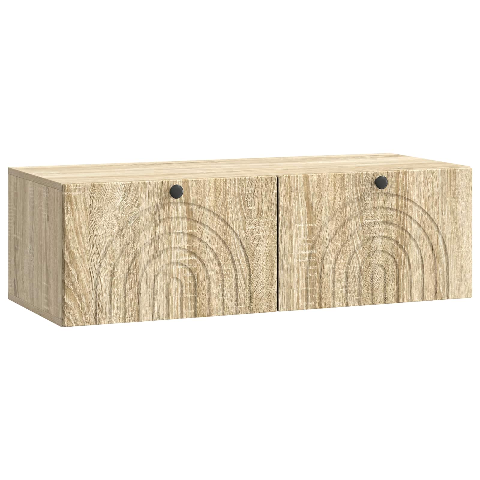 Meuble TV mural Chêne Sonoma 98 x 41 x 30 cm Bois d'ingénierie - XIOS