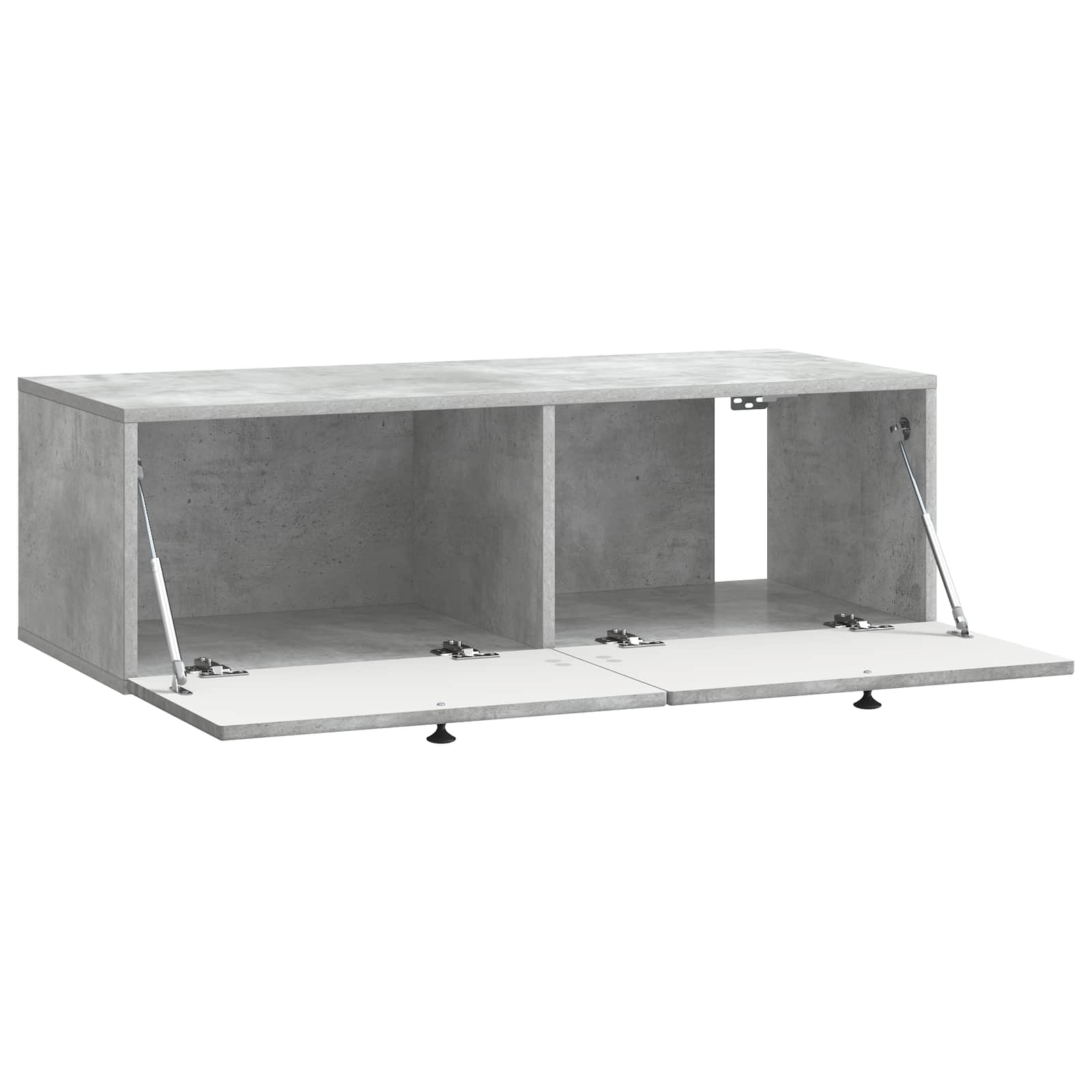 Meuble TV mural Gris béton 99 x 41 x 30 cm Bois d'ingénierie - XIOS