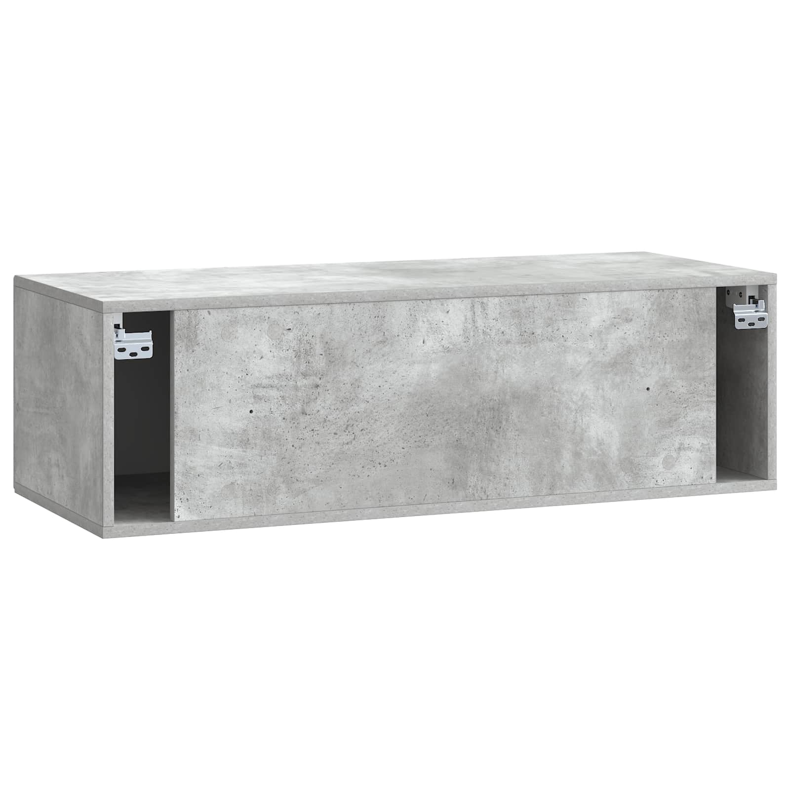 Meuble TV mural Gris béton 99 x 41 x 30 cm Bois d'ingénierie - XIOS