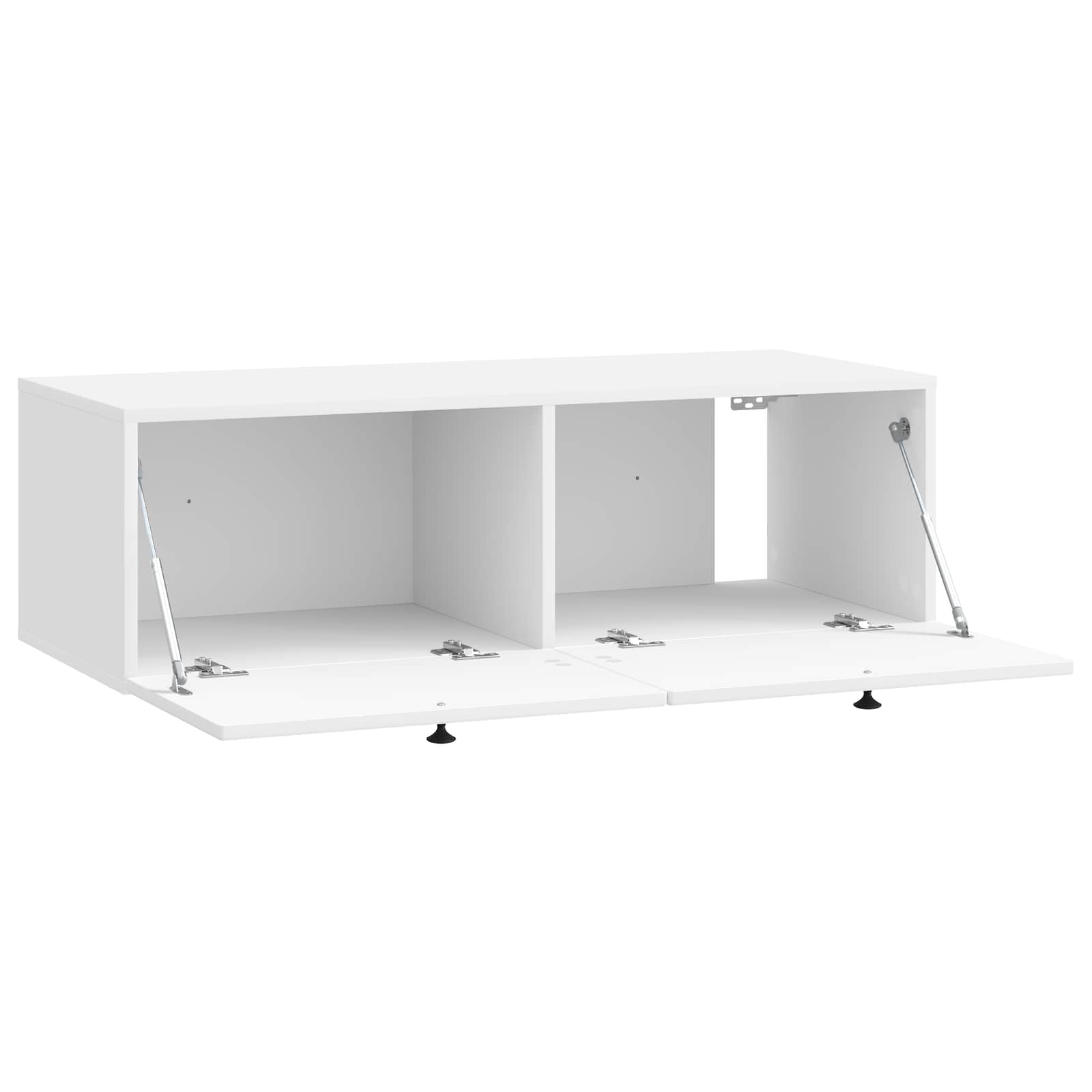 Meuble TV mural Montage mural Blanc brillant 98 x 41 x 30 cm - XIOS