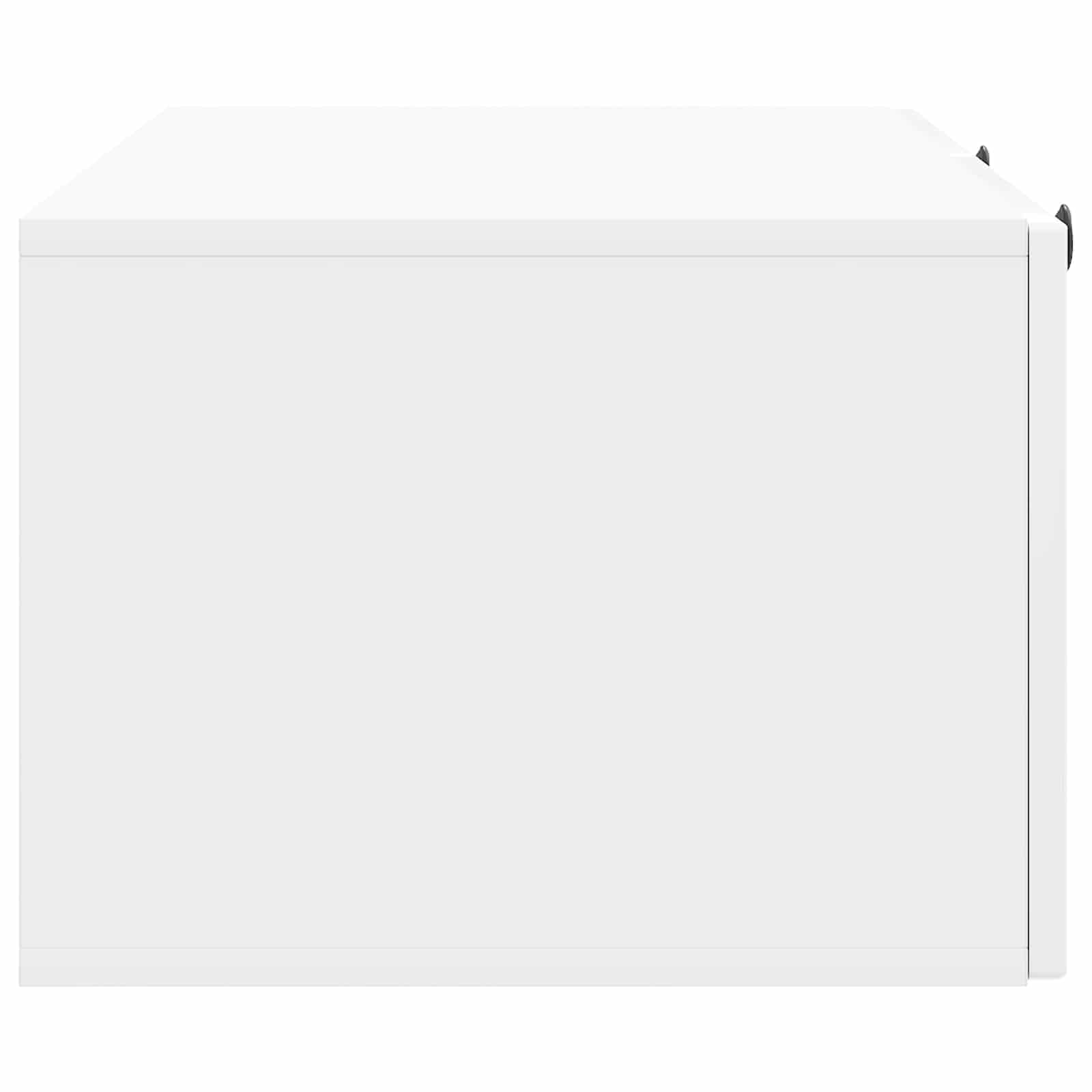 Meuble TV mural Montage mural Blanc brillant 98 x 41 x 30 cm - XIOS
