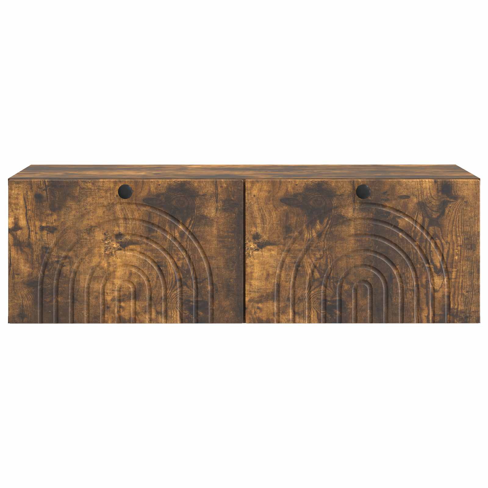 Meuble TV mural Chêne fumé 99 x 41 x 30 cm Bois d'ingénierie - XIOS