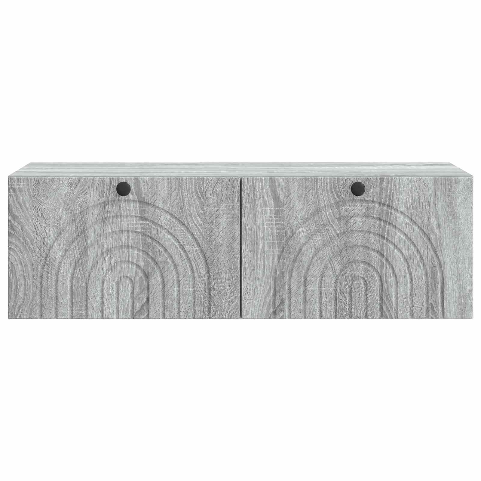 Meuble TV mural Sonoma gris 99 x 41 x 30 cm Bois d'ingénierie - XIOS