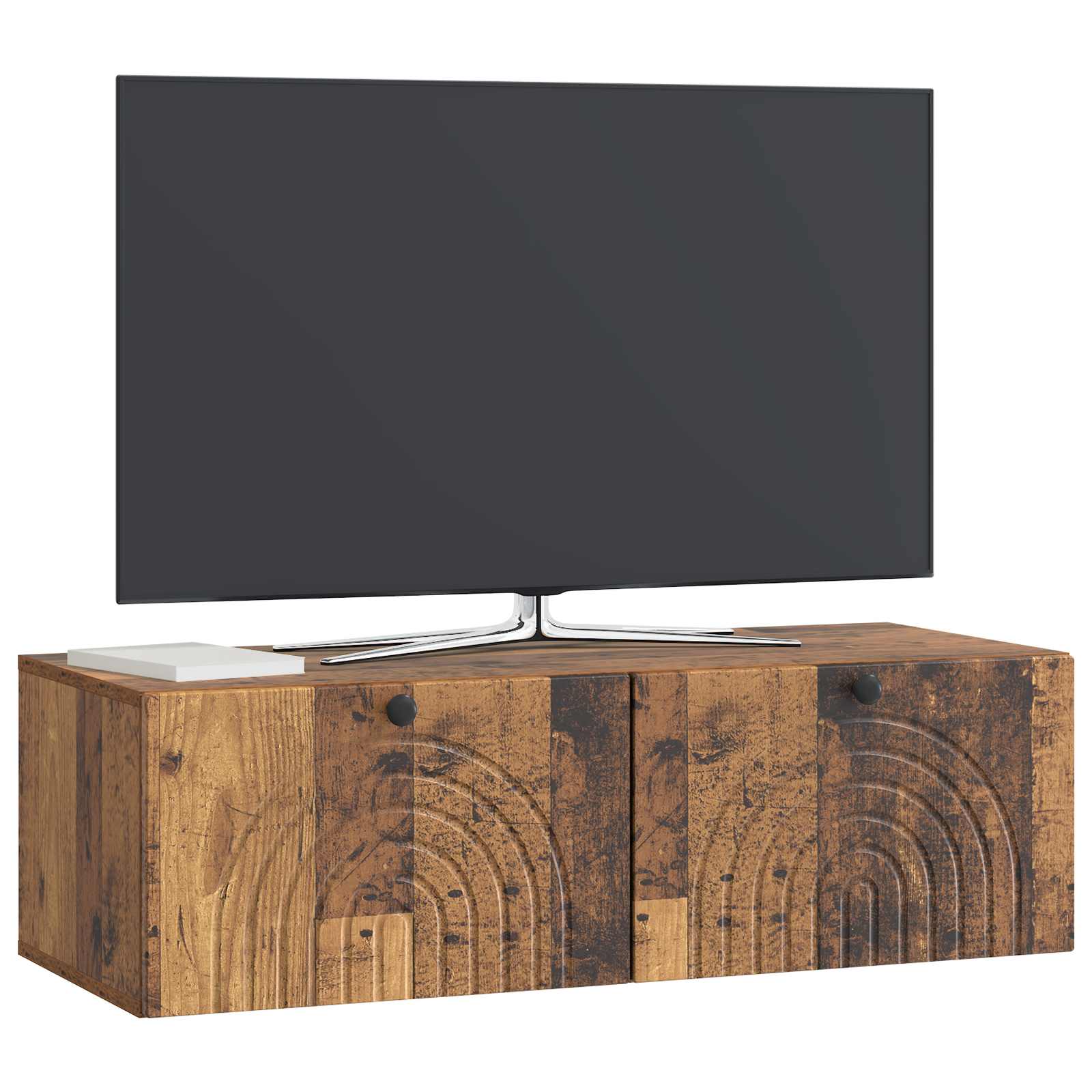 Meuble TV mural Bois ancien 99 x 41 x 30 cm Bois d'ingénierie - XIOS