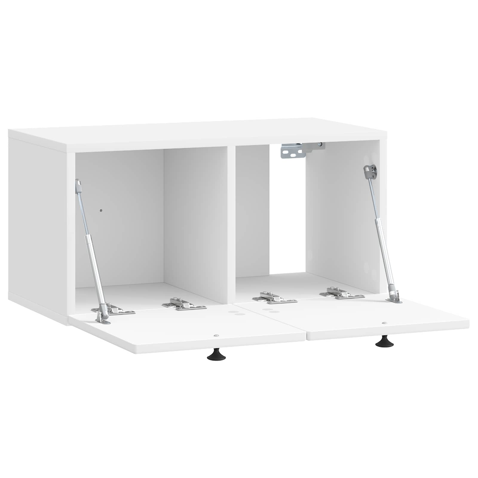 Meuble TV mural Montage mural Blanc brillant 59,5 x 31 x 30 cm - XIOS