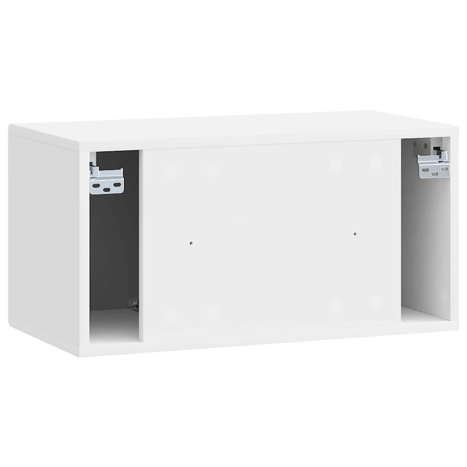Meuble TV mural Montage mural Blanc brillant 59,5 x 31 x 30 cm - XIOS