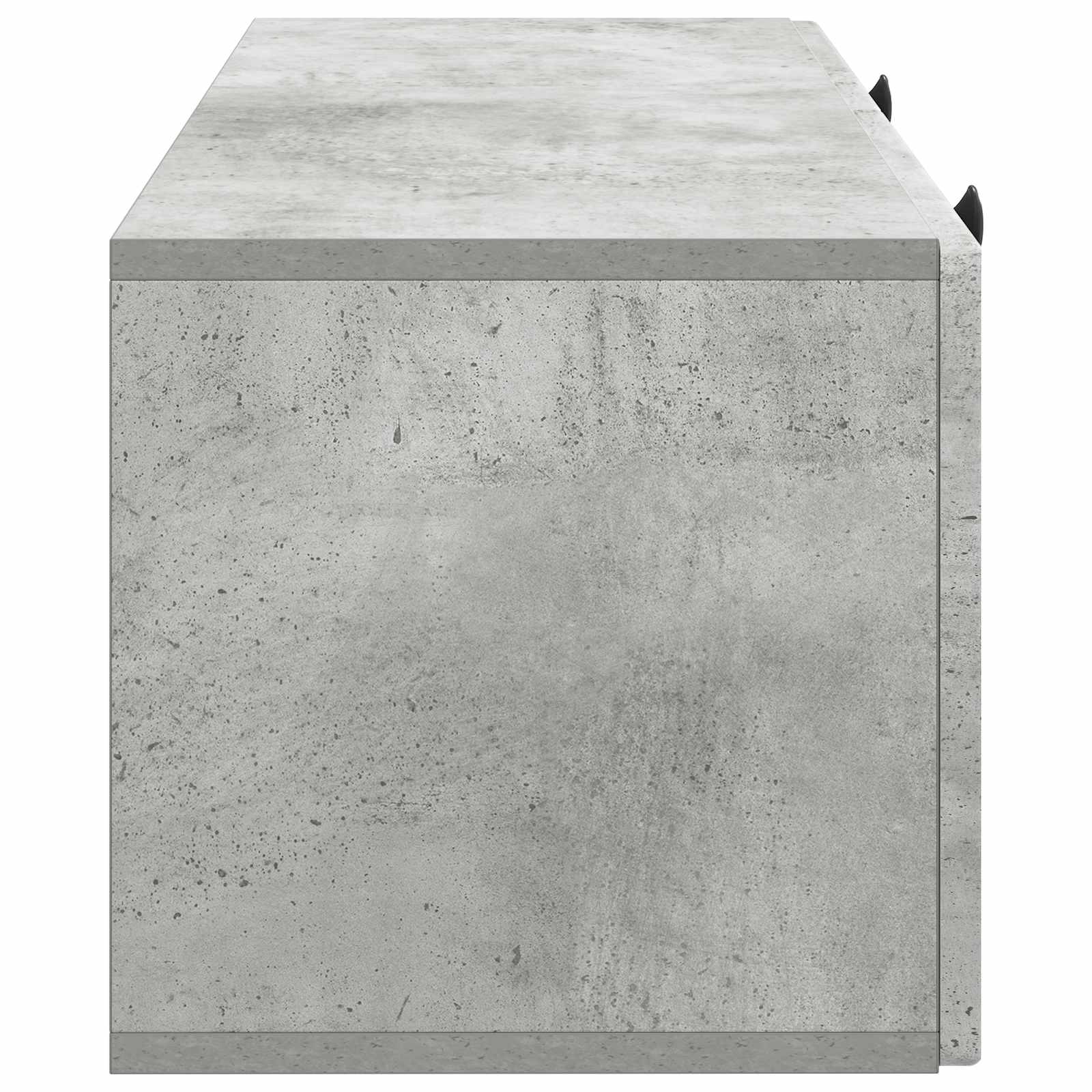 Meuble TV mural Gris béton 78,5 x 31 x 30 cm Bois d'ingénierie - XIOS