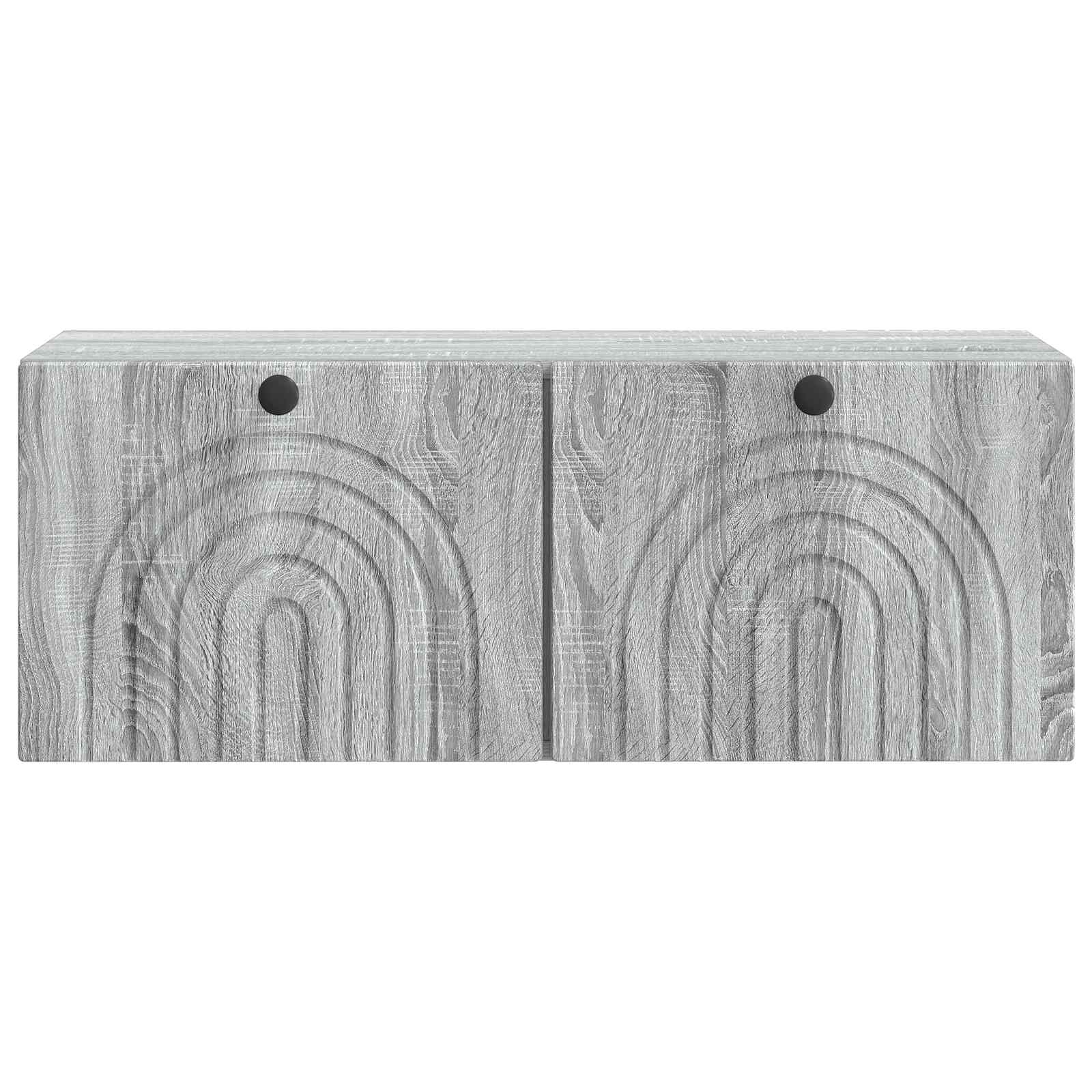 Meuble TV mural Sonoma gris 78,5 x 31 x 30 cm Bois d'ingénierie - XIOS