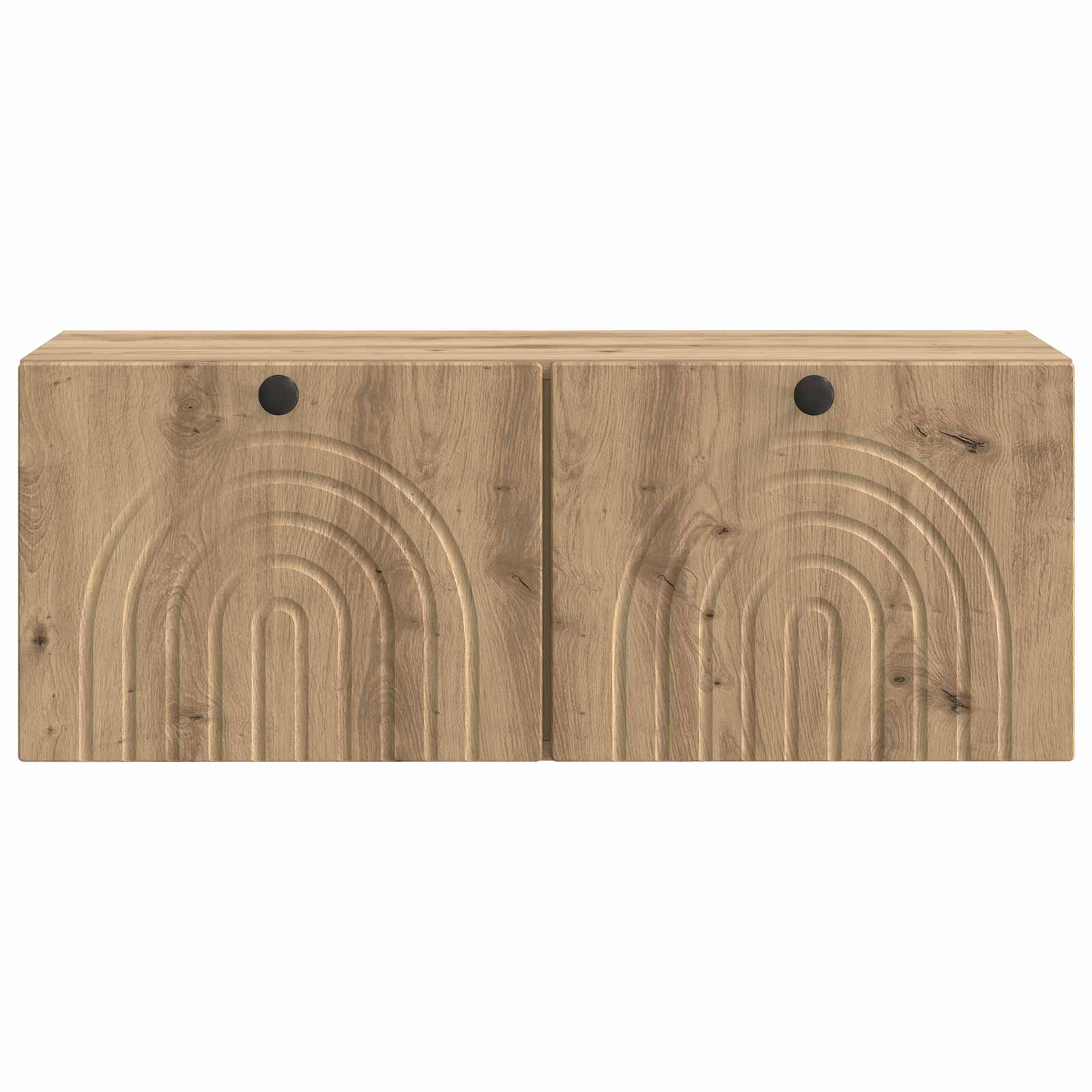 Meuble TV mural 78,5 x 31 x 30 cm Chêne artisanal - XIOS