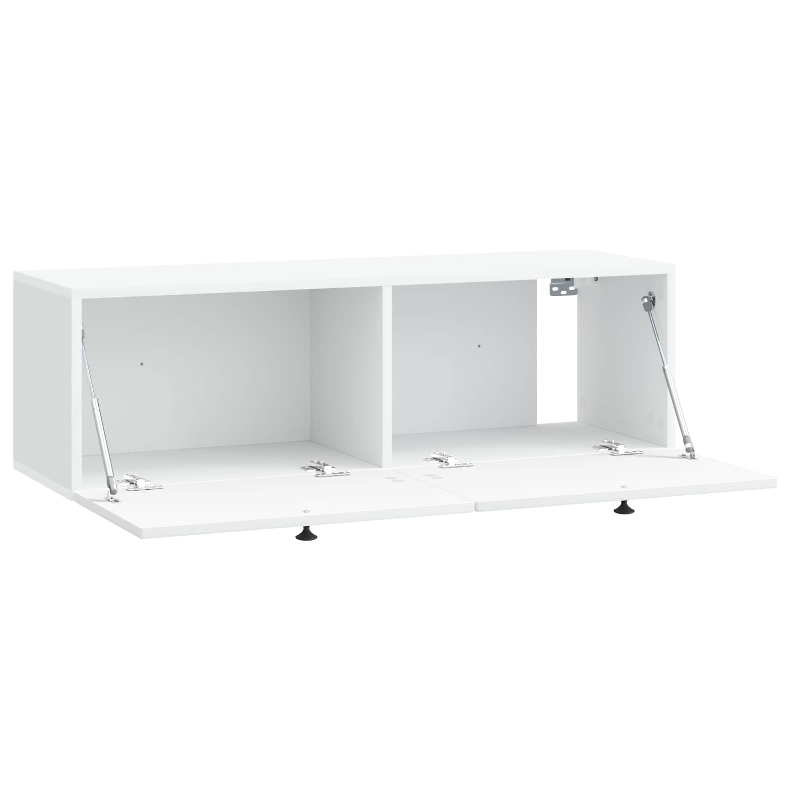 Meuble TV mural Blanc 98 x 31 x 30 cm Bois d'ingénierie - XIOS