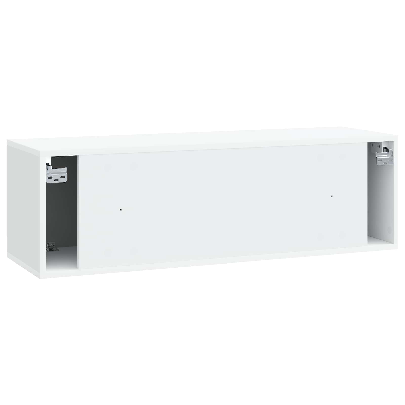 Meuble TV mural Blanc 98 x 31 x 30 cm Bois d'ingénierie - XIOS