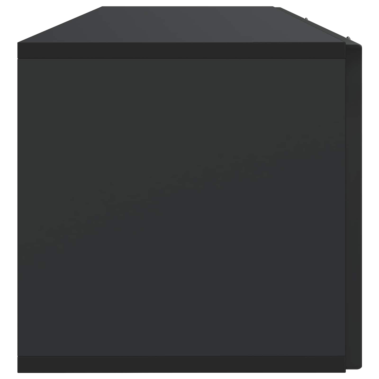 Meuble TV mural Noir 98 x 31 x 30 cm Bois d'ingénierie - XIOS