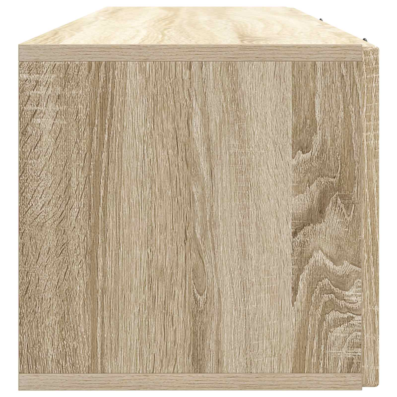 Meuble TV mural Chêne Sonoma 98 x 31 x 30 cm Bois d'ingénierie - XIOS