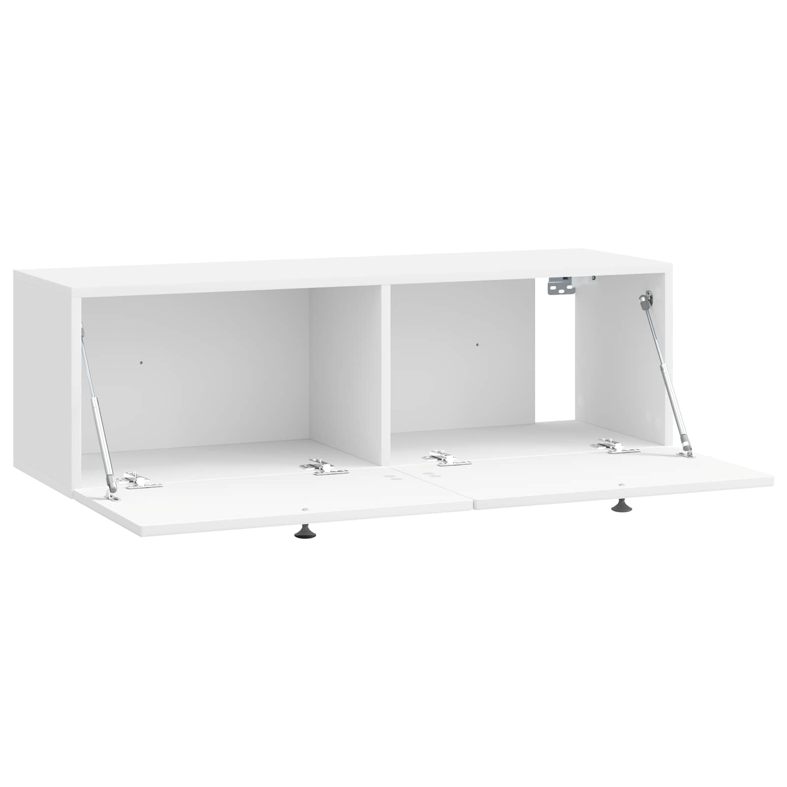 Meuble TV mural Montage mural Blanc brillant 98 x 31 x 30 cm - XIOS