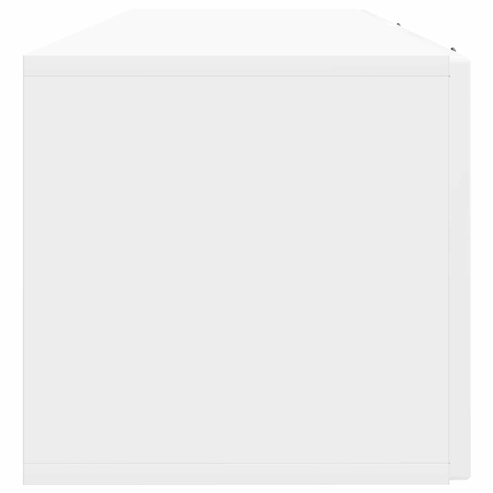 Meuble TV mural Montage mural Blanc brillant 98 x 31 x 30 cm - XIOS