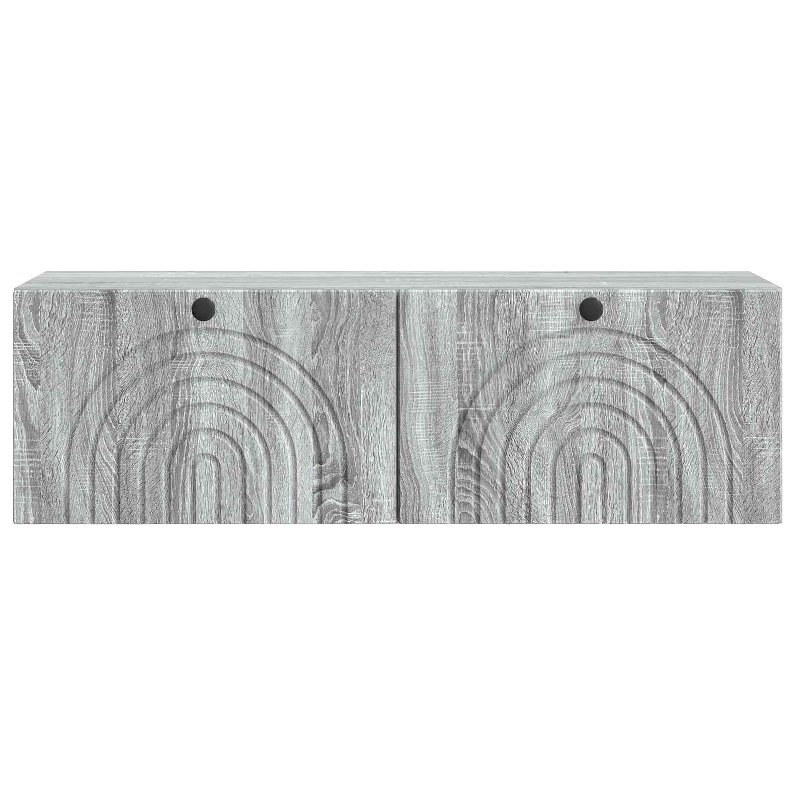 Meuble TV mural Sonoma gris 98 x 31 x 30 cm Bois d'ingénierie - XIOS