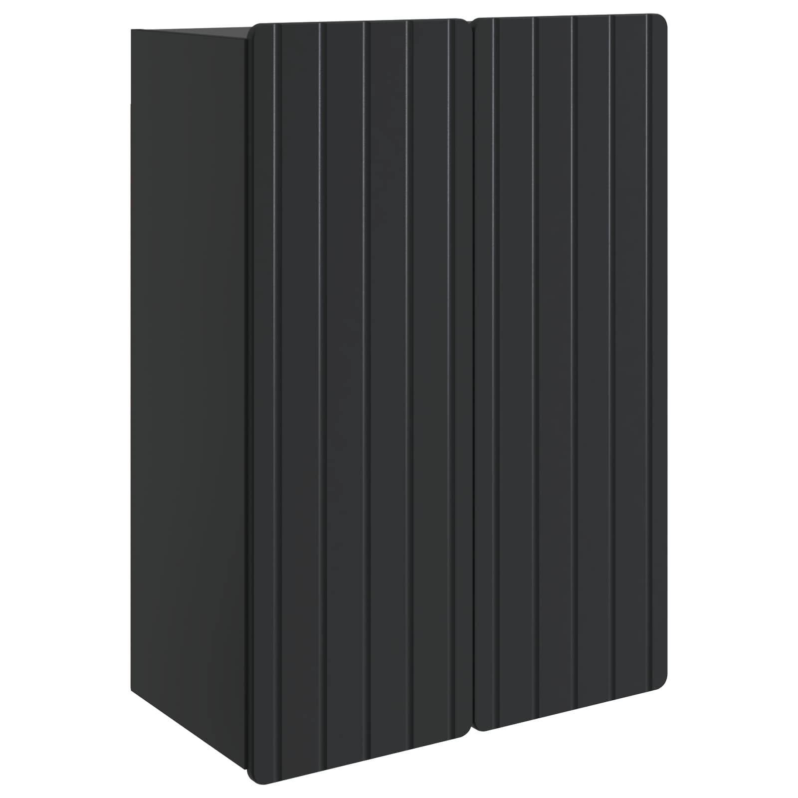 Armoire Murale Noir 66 x 34,5 x 92 cm Bois d'ingénierie - XIOS