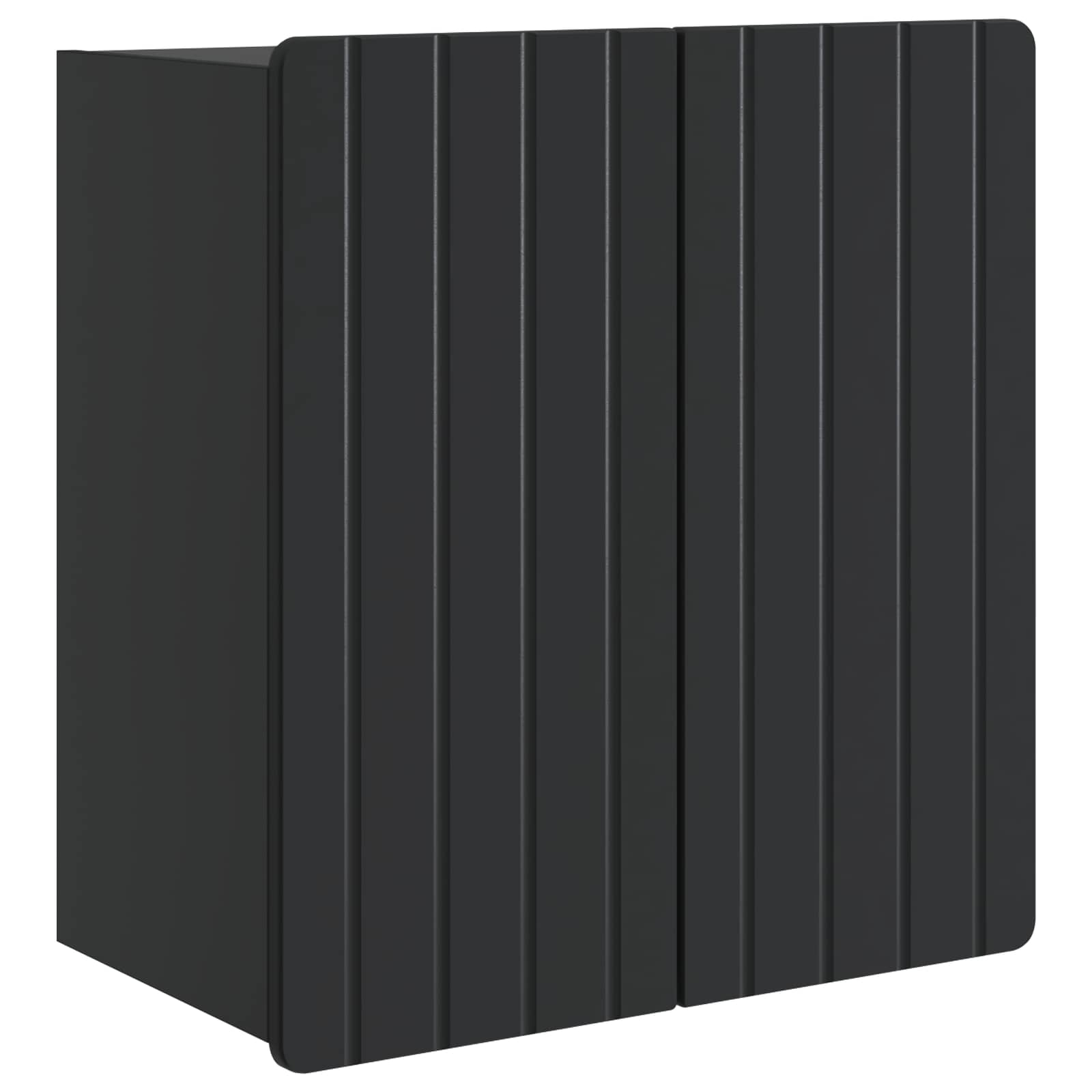 Armoire Murale Noir 59 x 31 x 64 cm Bois d'ingénierie - XIOS
