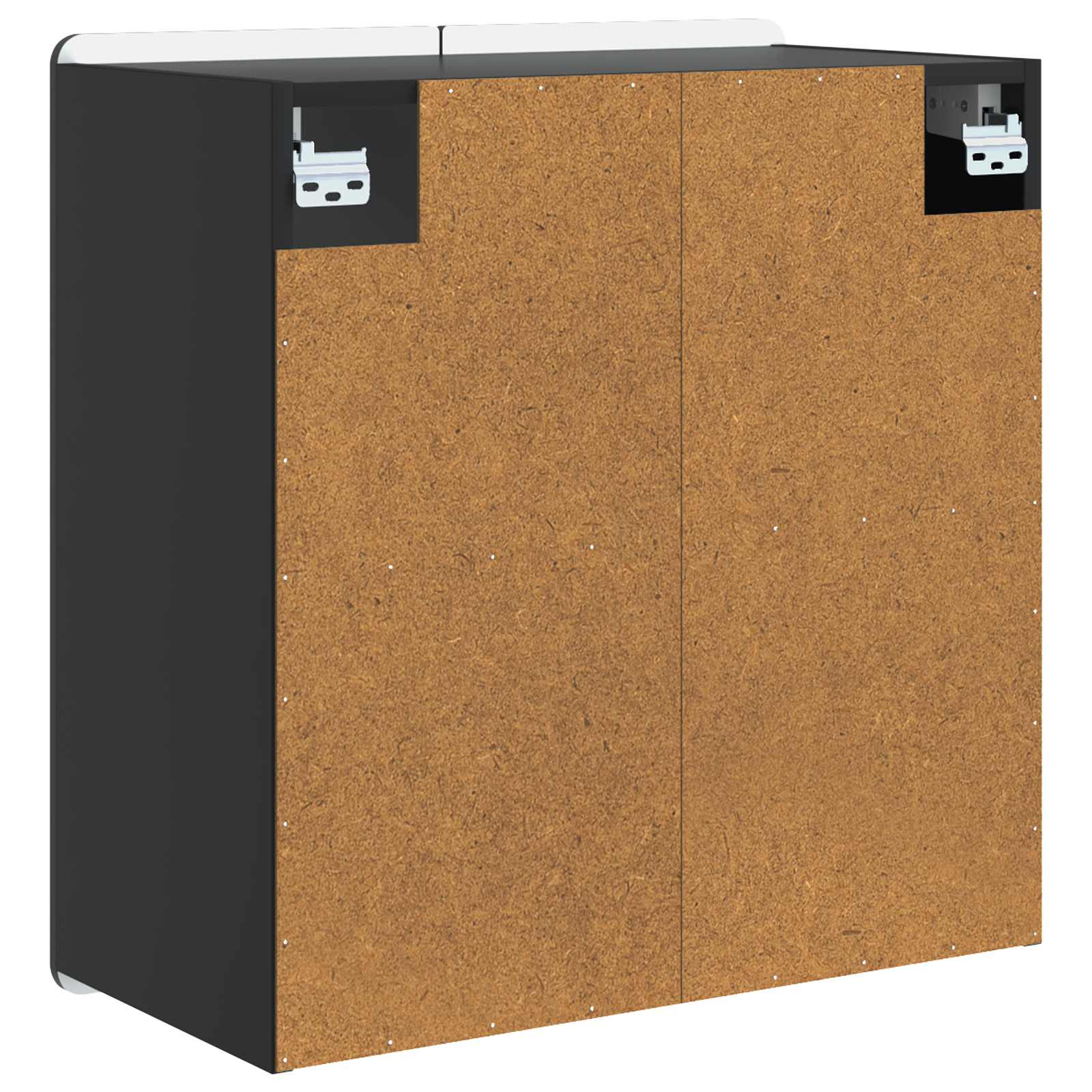 Armoire Murale Noir 59 x 31 x 64 cm Bois d'ingénierie - XIOS